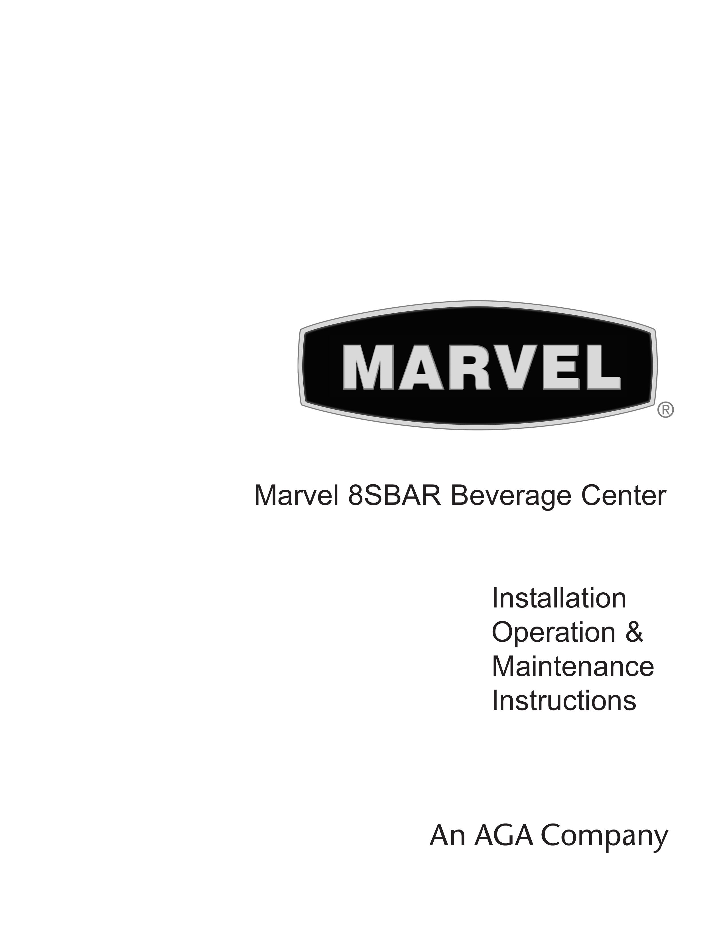 Marvel Industries 8SBAR Refrigerator User Manual