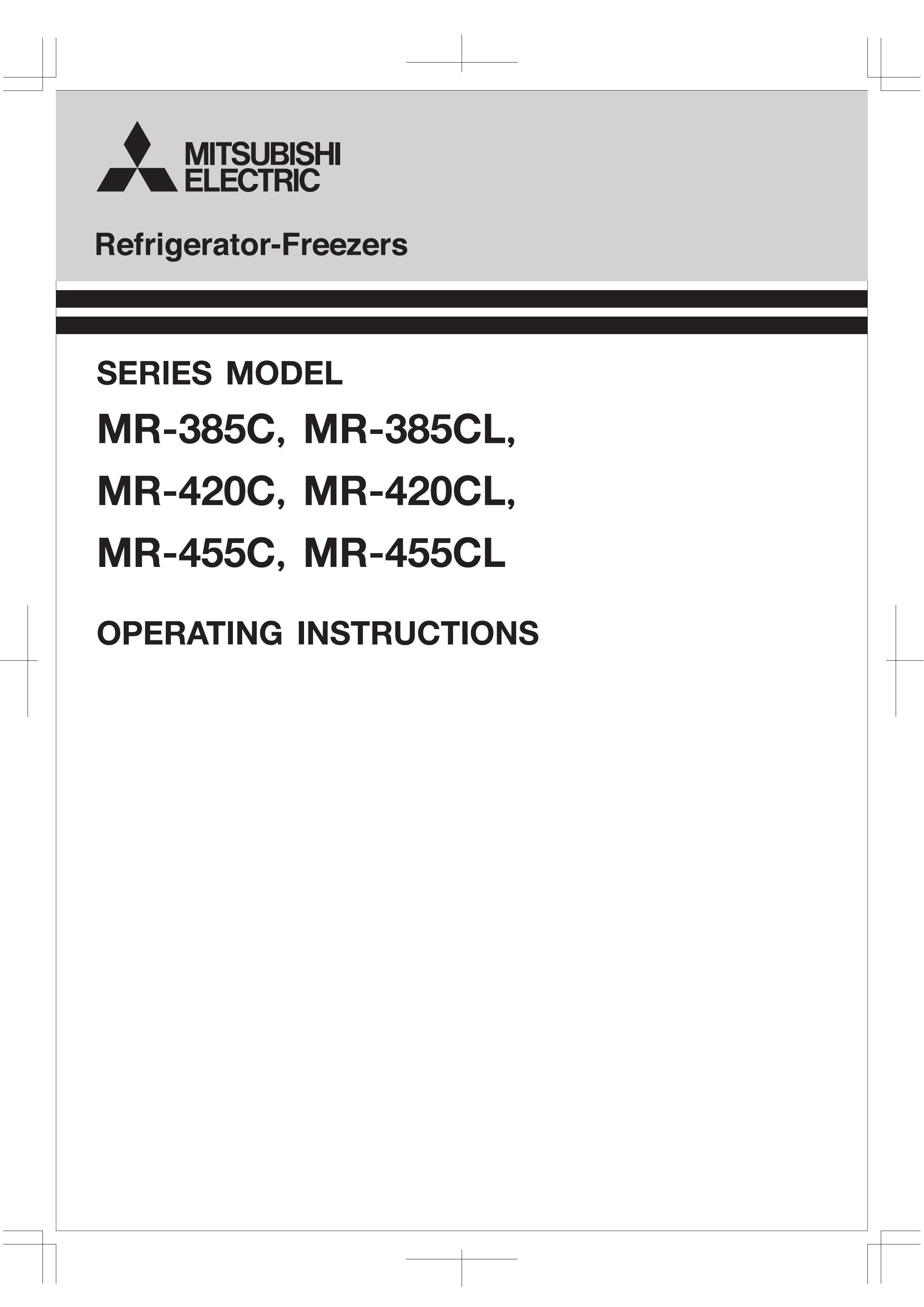 Mitsubishi Electronics MR-385C Refrigerator User Manual