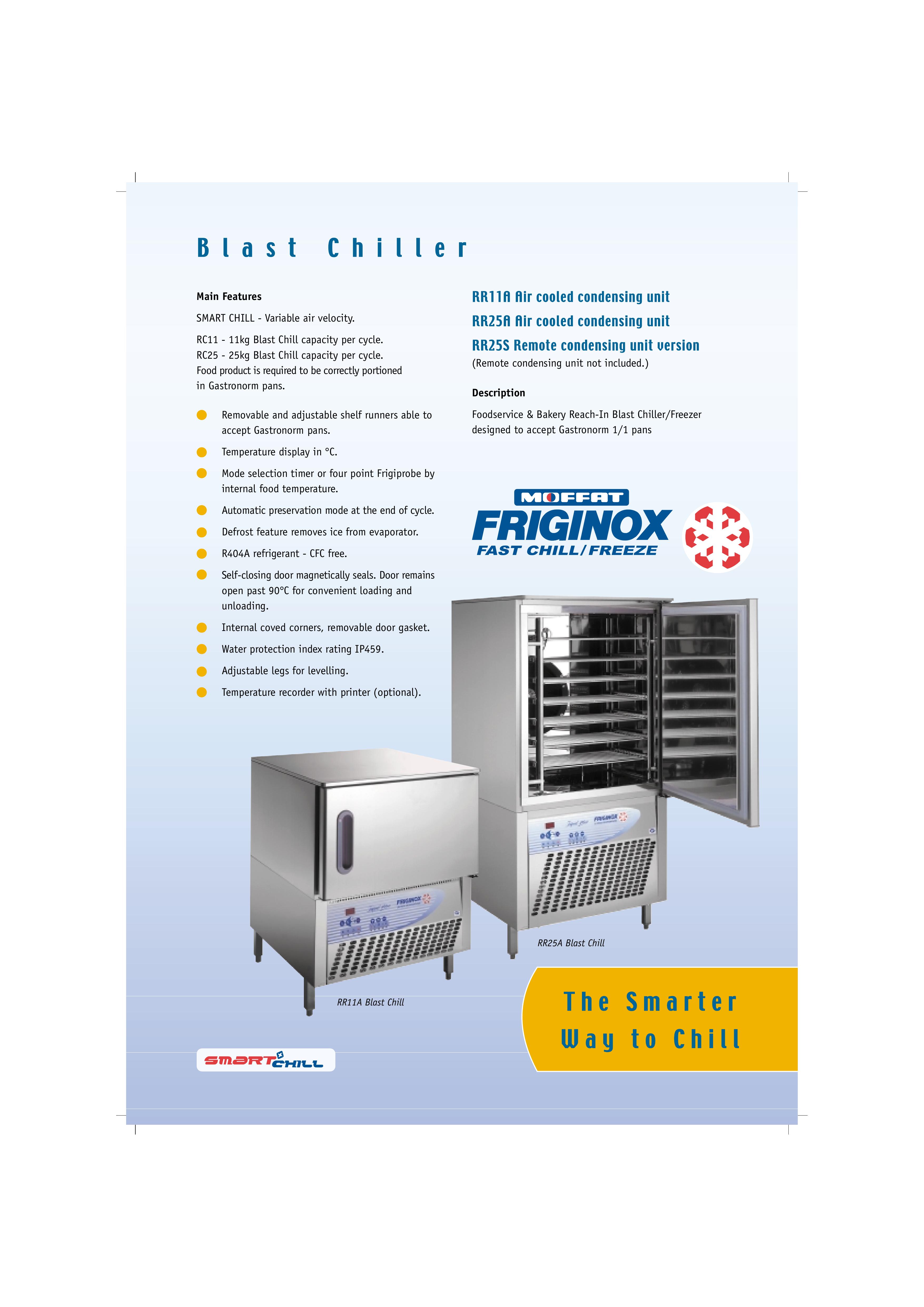 Moffat RR25S Refrigerator User Manual