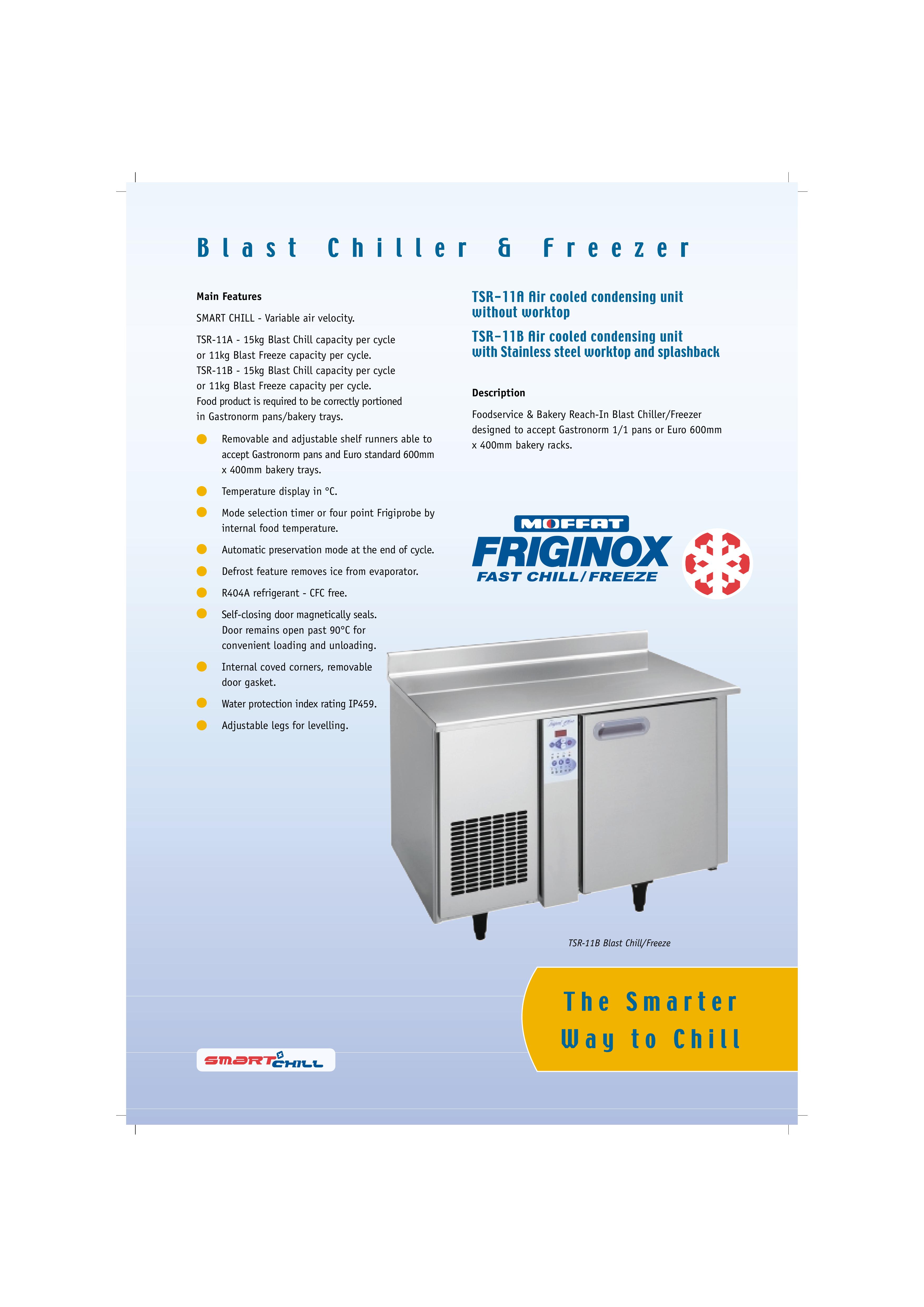 Moffat TSR-11A Refrigerator User Manual