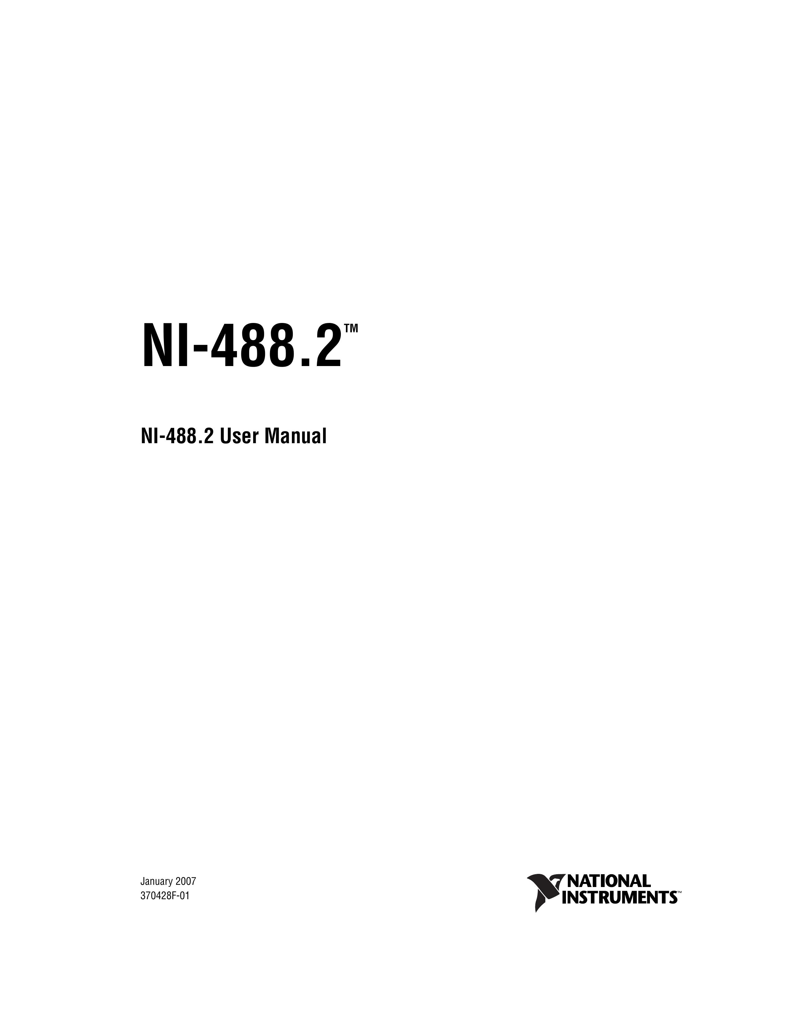 National Instruments NI-488.2 Refrigerator User Manual