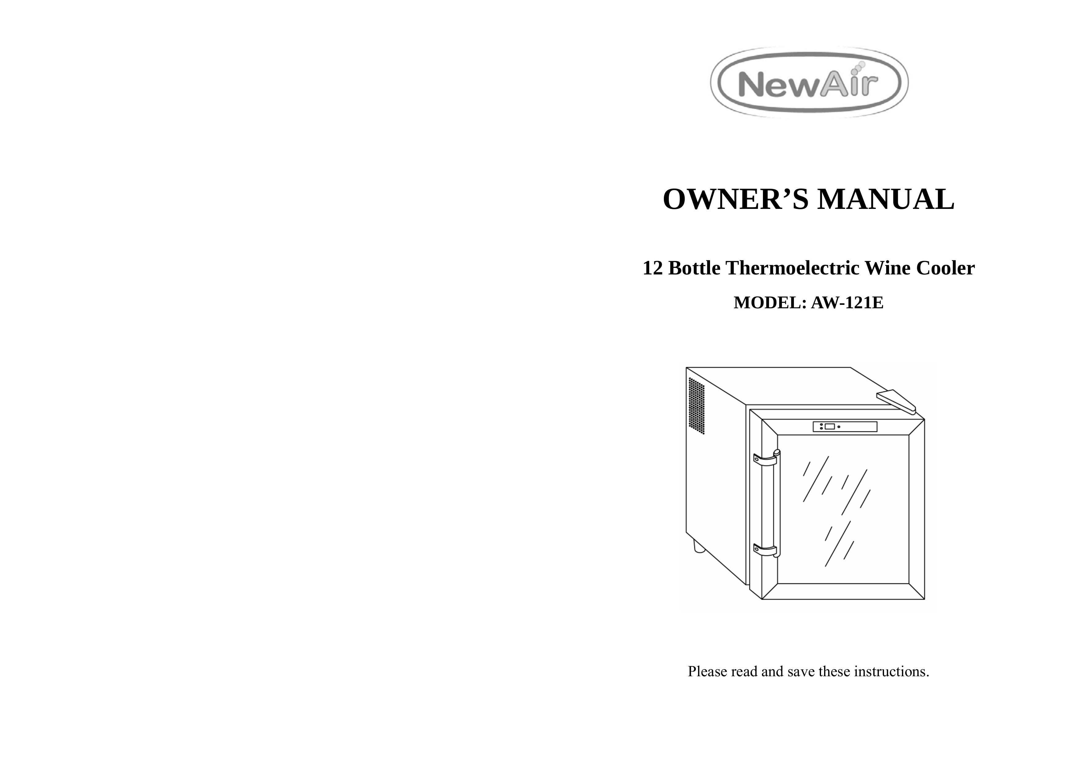 NewAir AW-121E Refrigerator User Manual