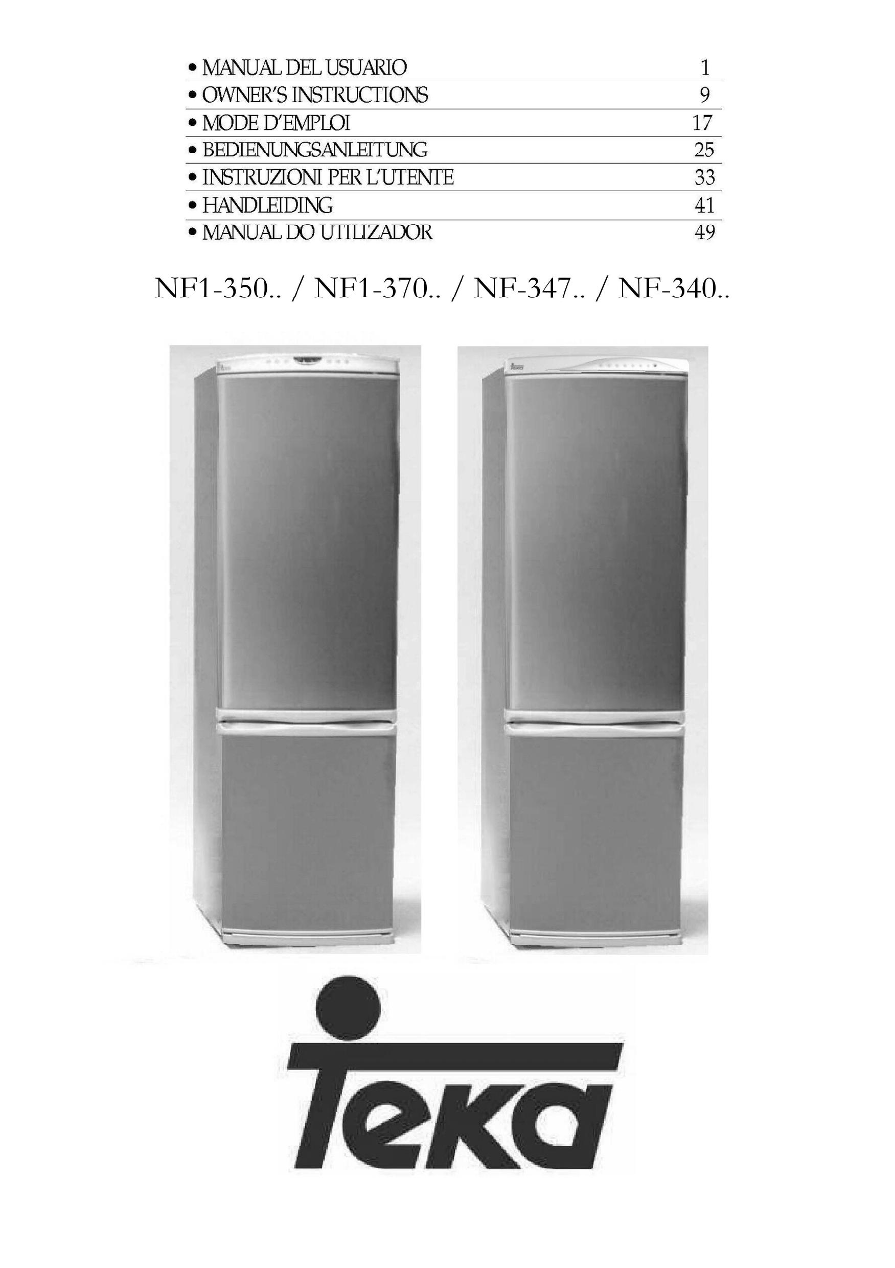 Opteka NF-340 Refrigerator User Manual