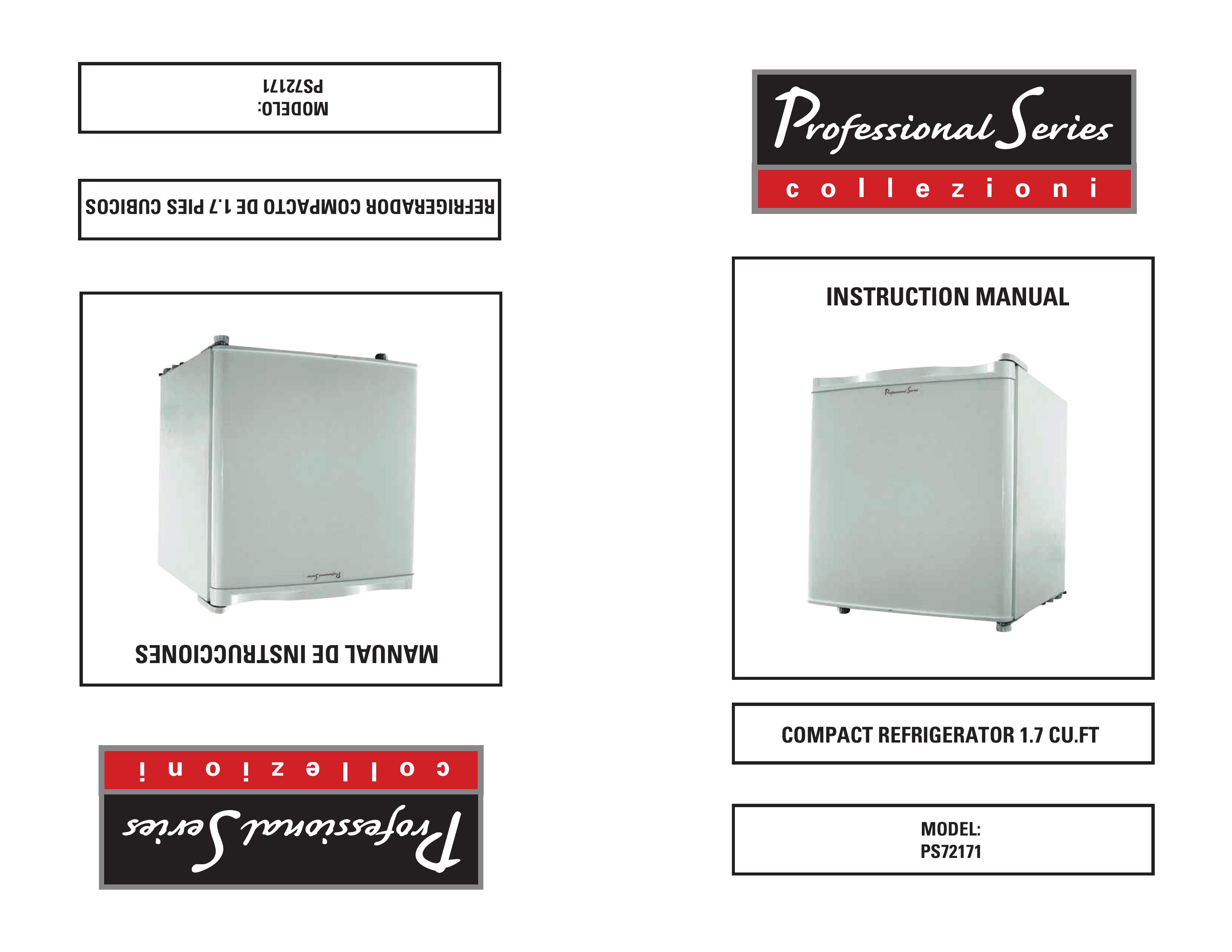 Professional Series PS72171 Refrigerator User Manual