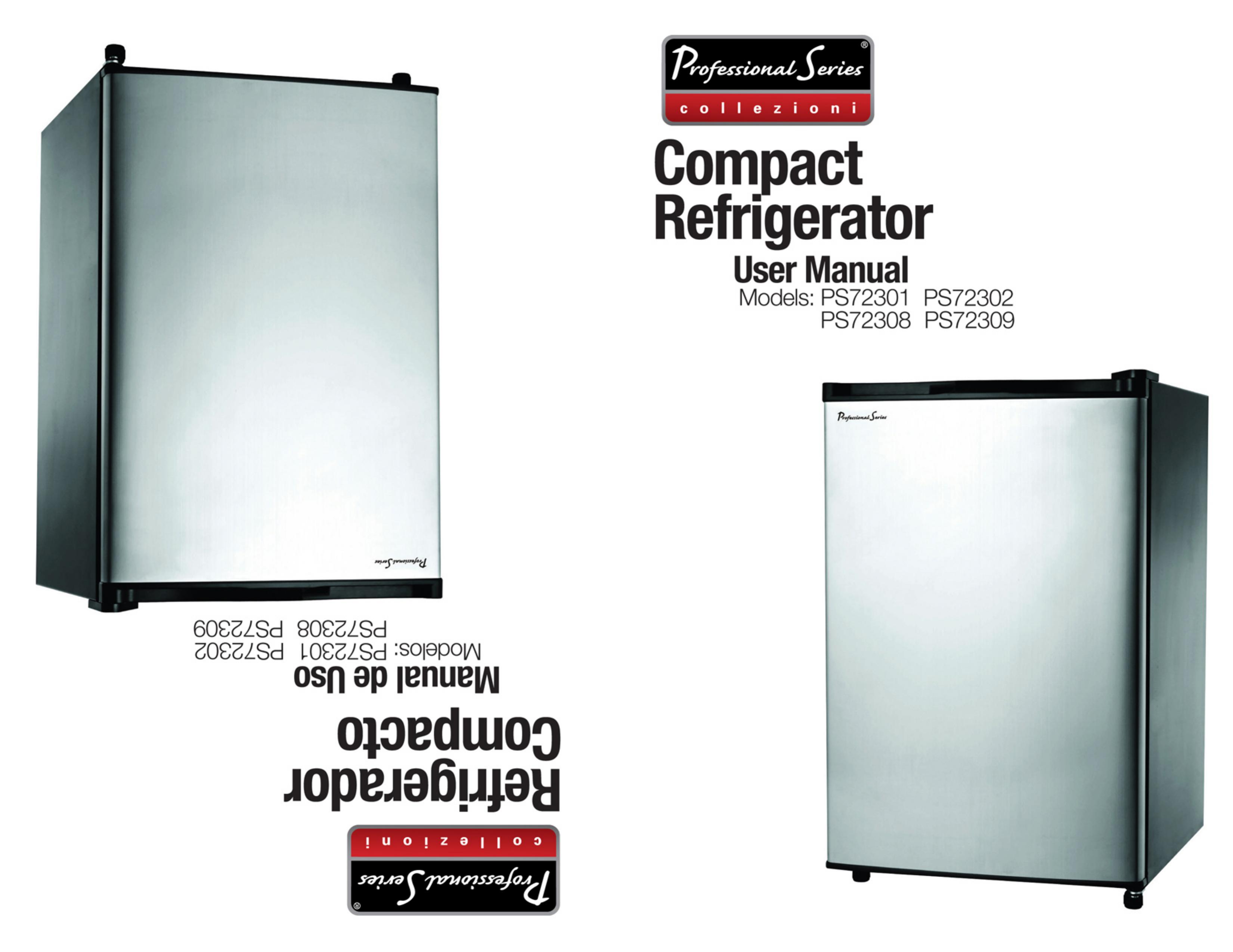 Professional Series PS72301 Refrigerator User Manual