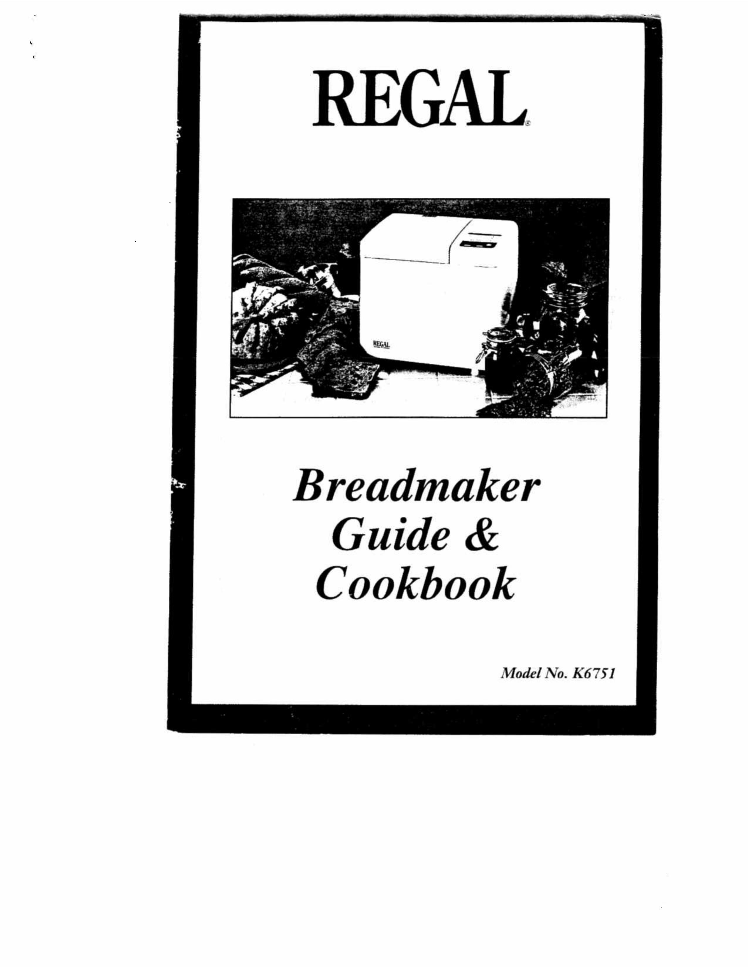 Regal Ware K6751 Refrigerator User Manual