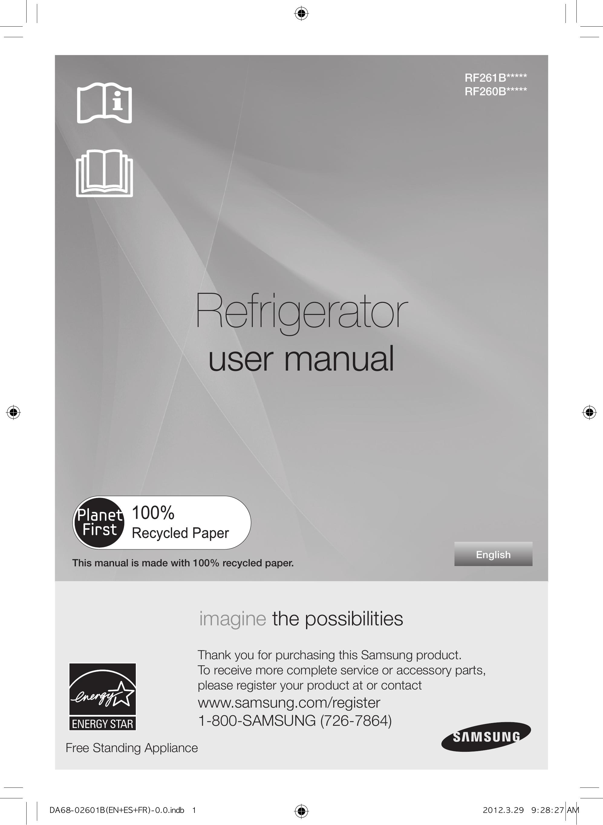 Samsung GI6FARXXY Refrigerator User Manual