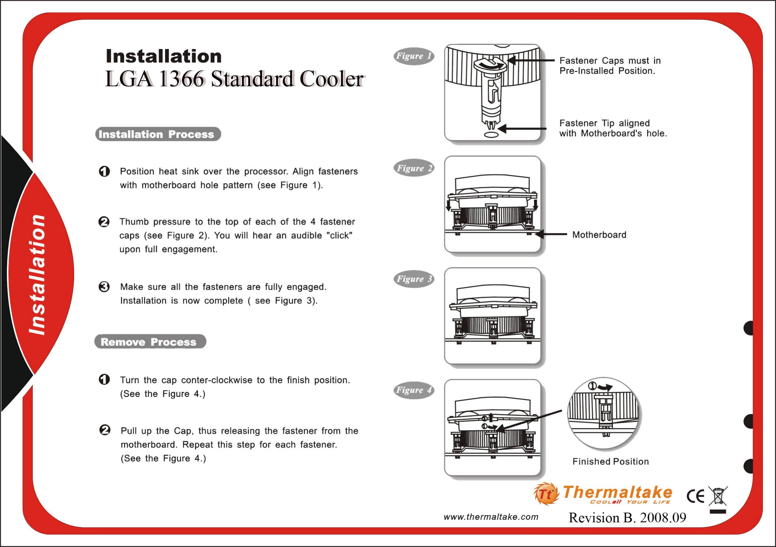 Thermaltake LGA 1366 Refrigerator User Manual