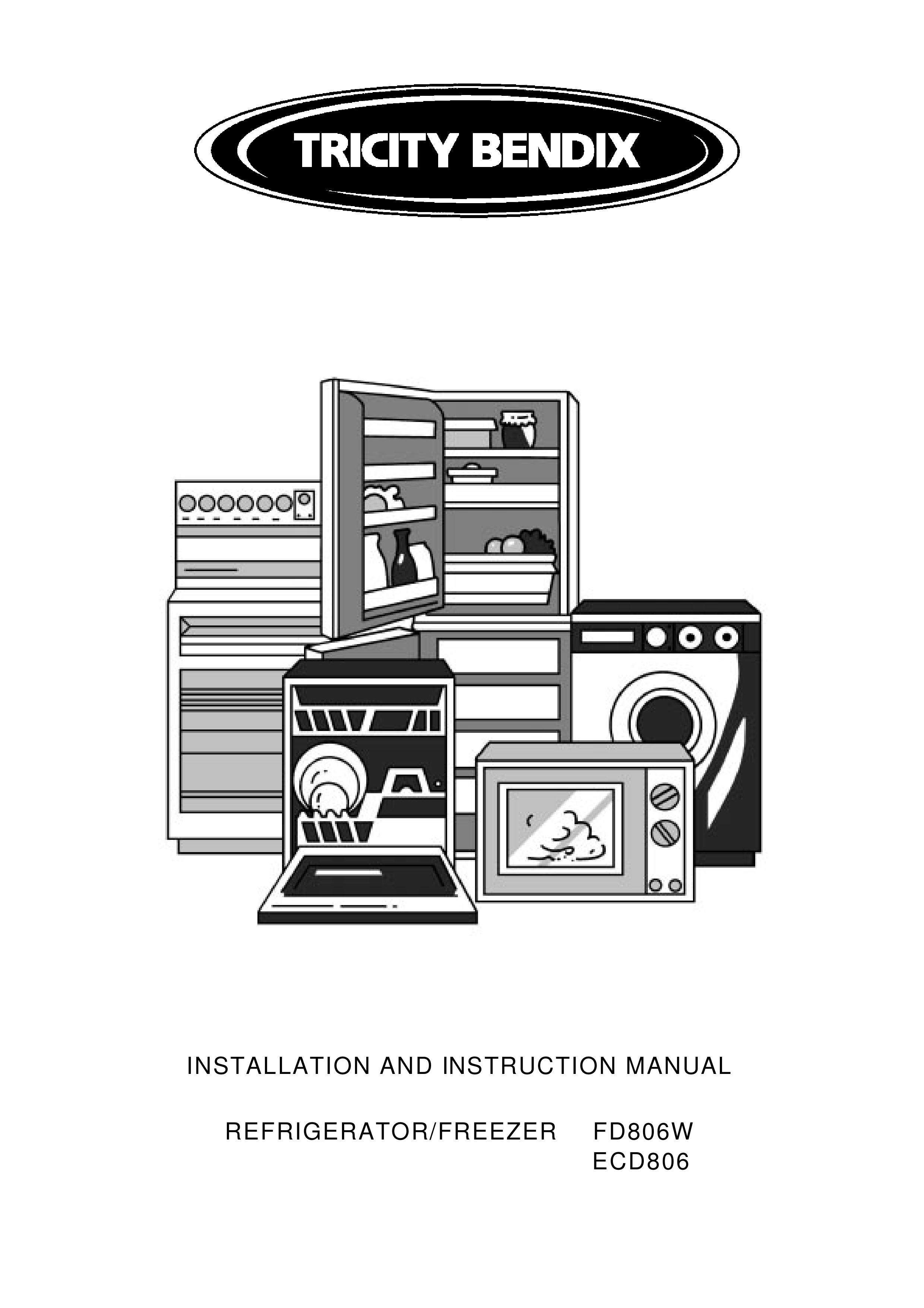 Tricity Bendix ECD806 Refrigerator User Manual