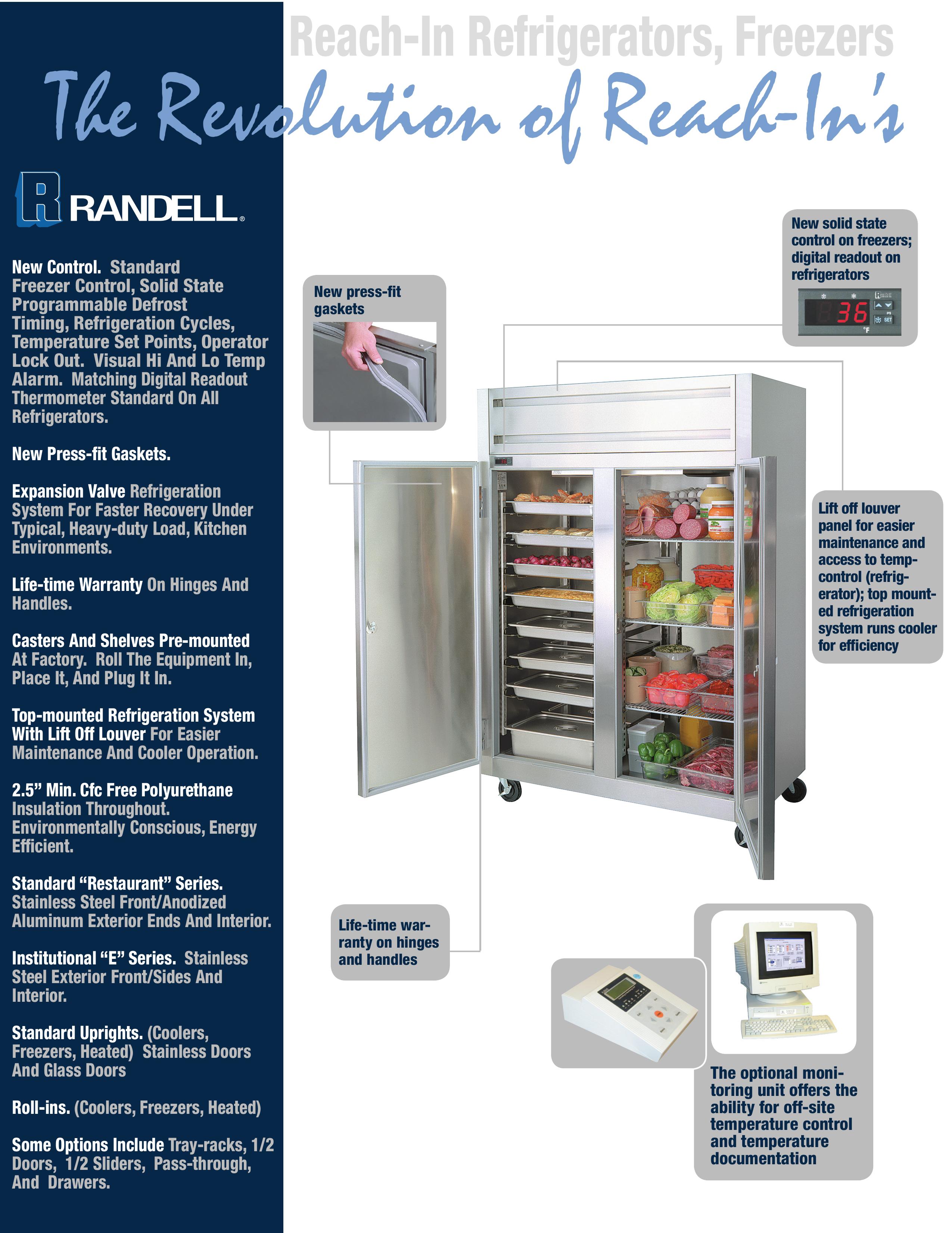 Unified Brands Randell Refrigerator User Manual