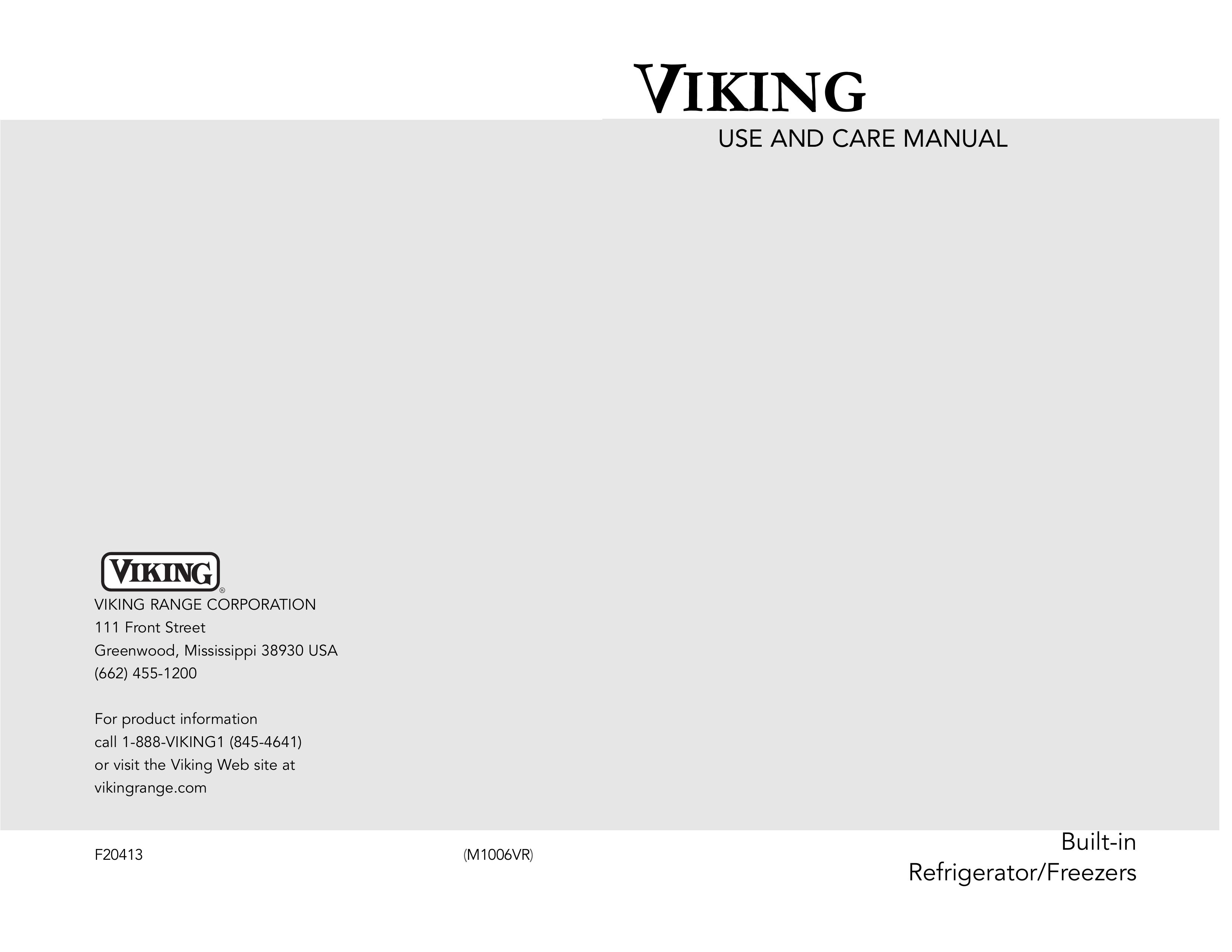 Viking DFRB530 Refrigerator User Manual