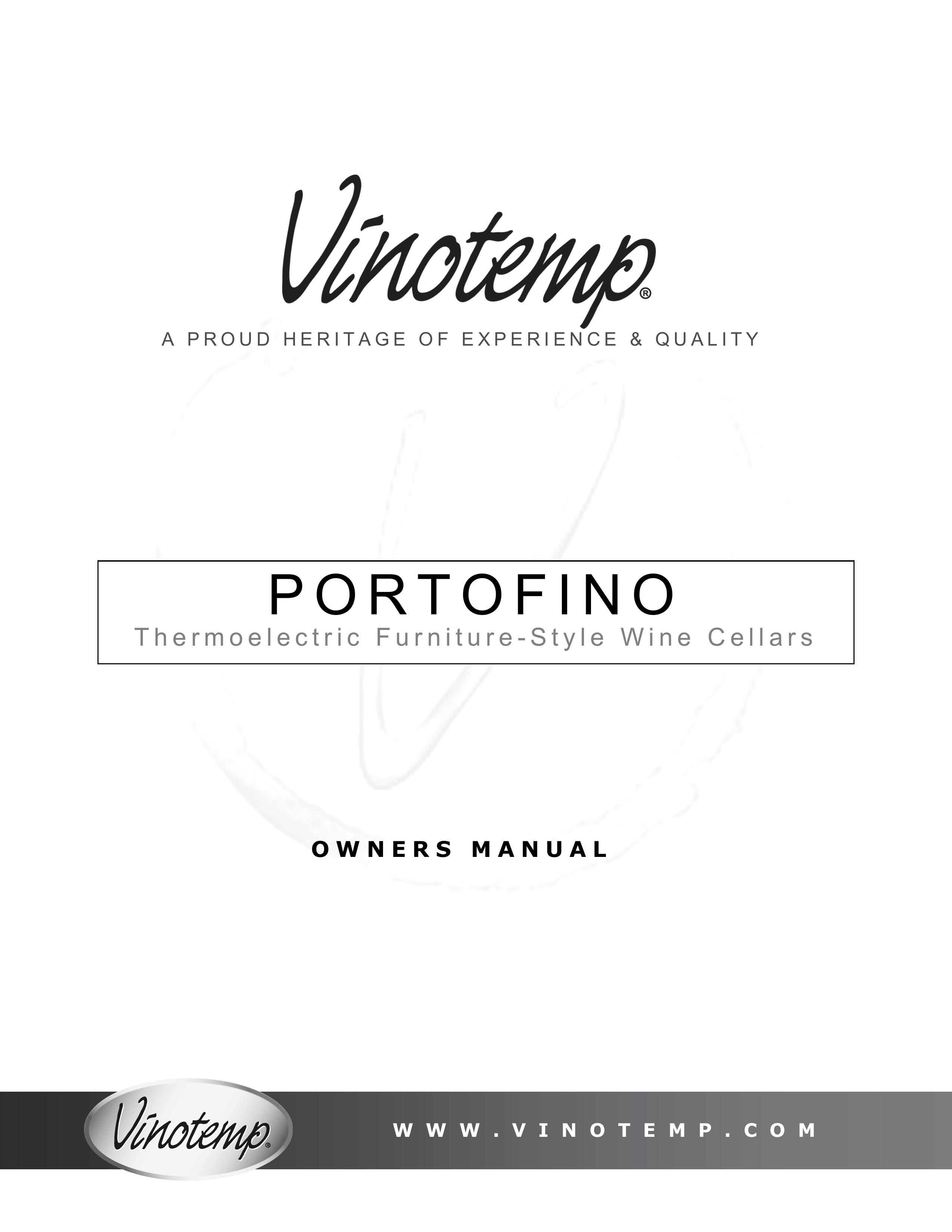 Vinotemp Portofino Refrigerator User Manual