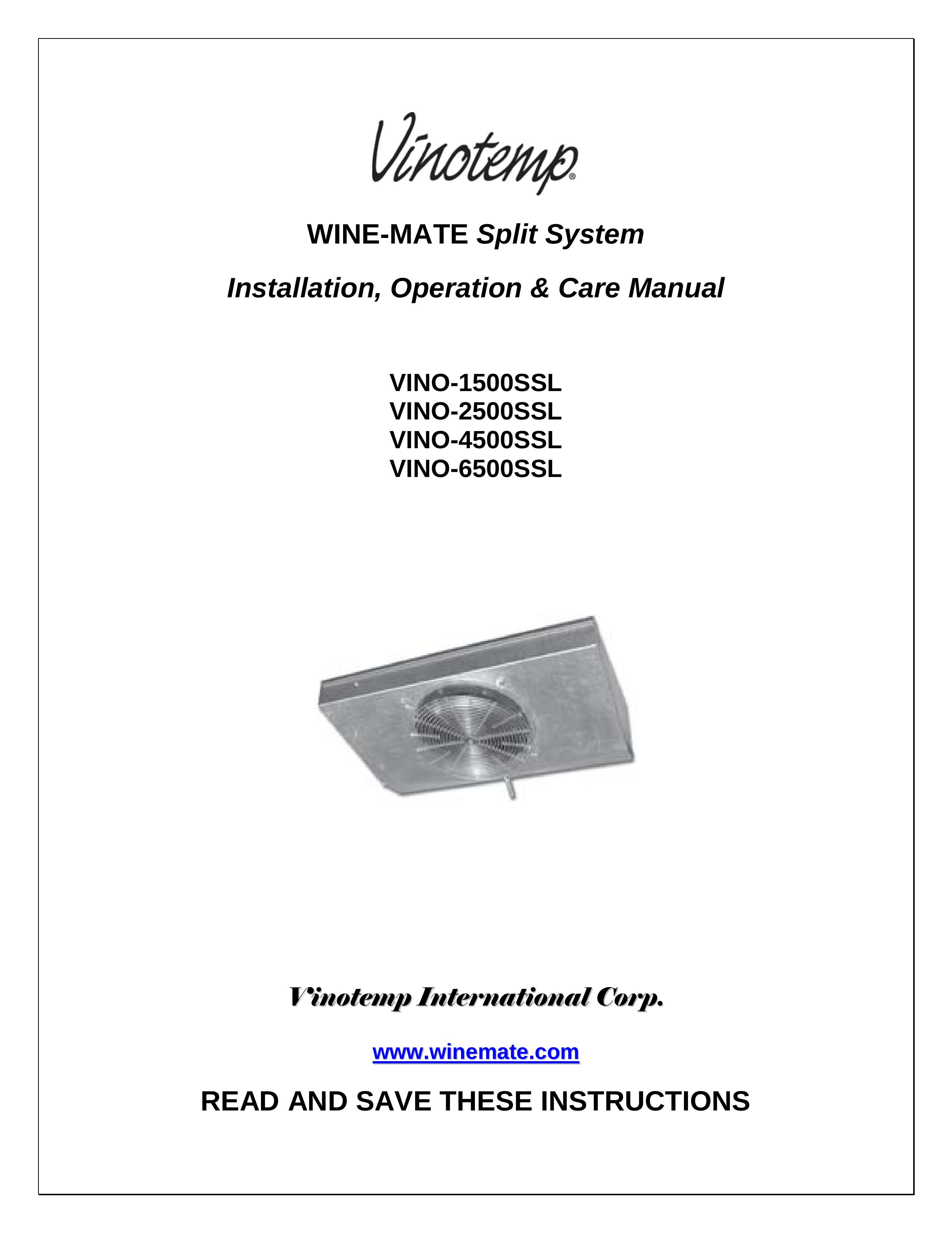 Vinotemp VINO-1500SSL Refrigerator User Manual