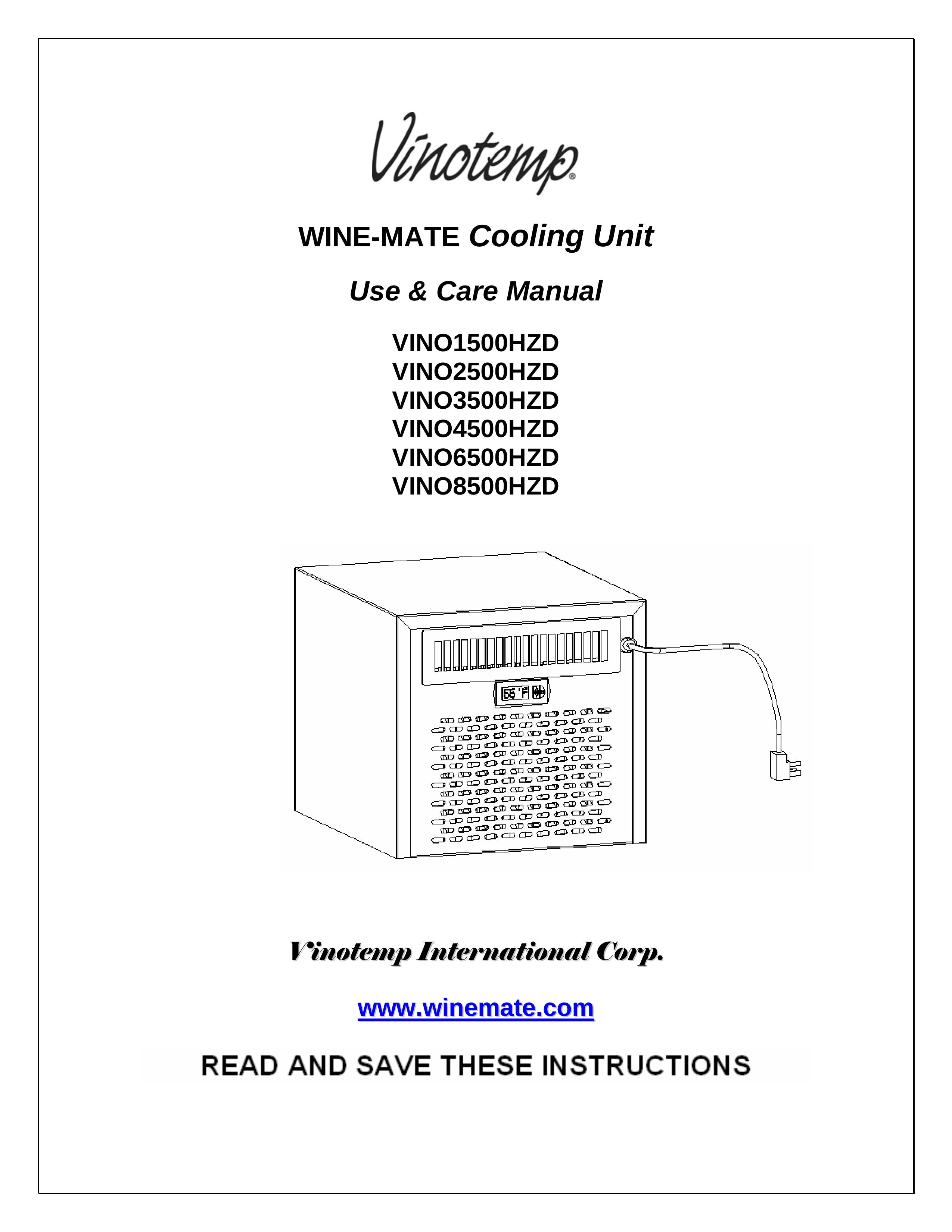 Vinotemp VINO1500HZD Refrigerator User Manual