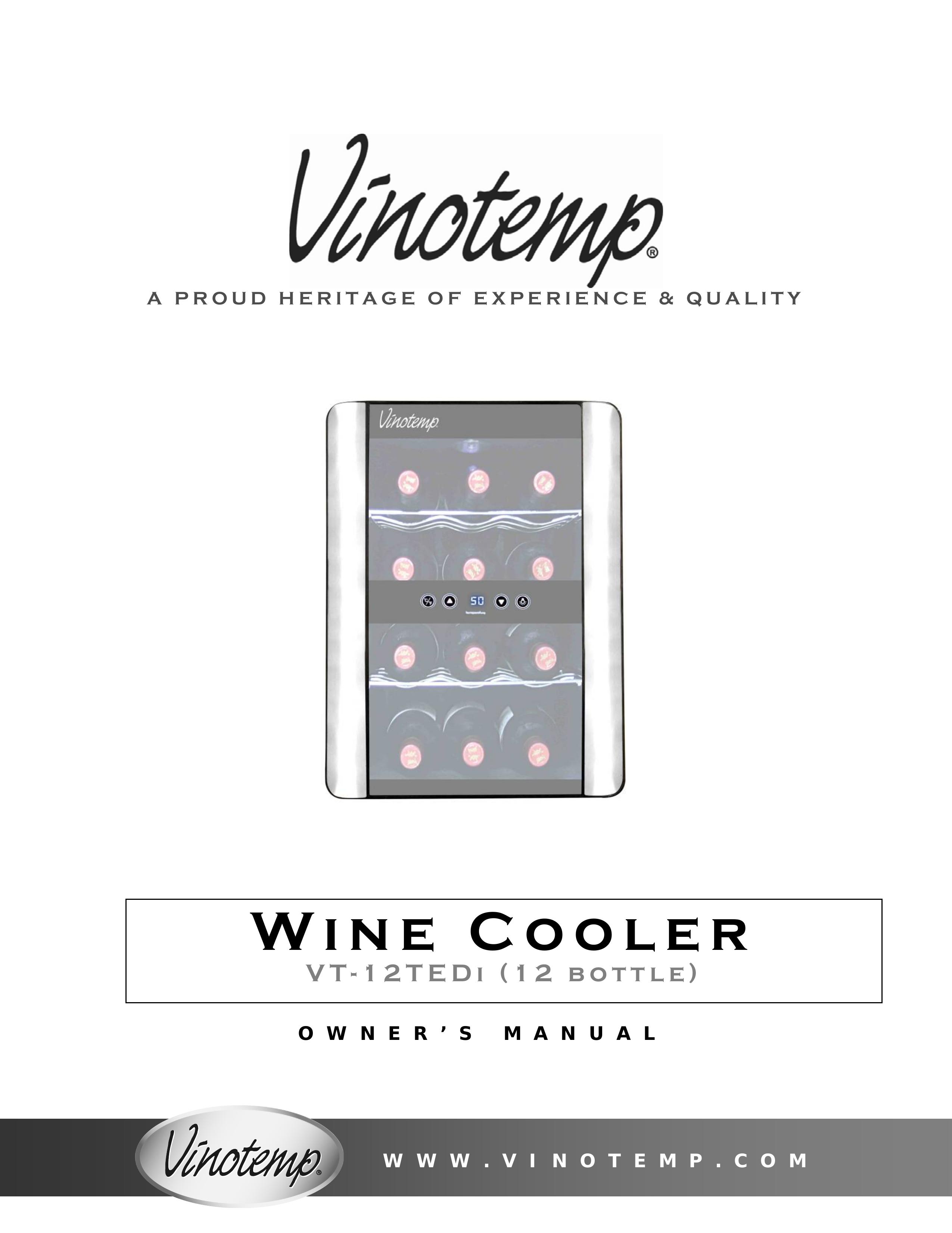Vinotemp VT-12TEDi Refrigerator User Manual