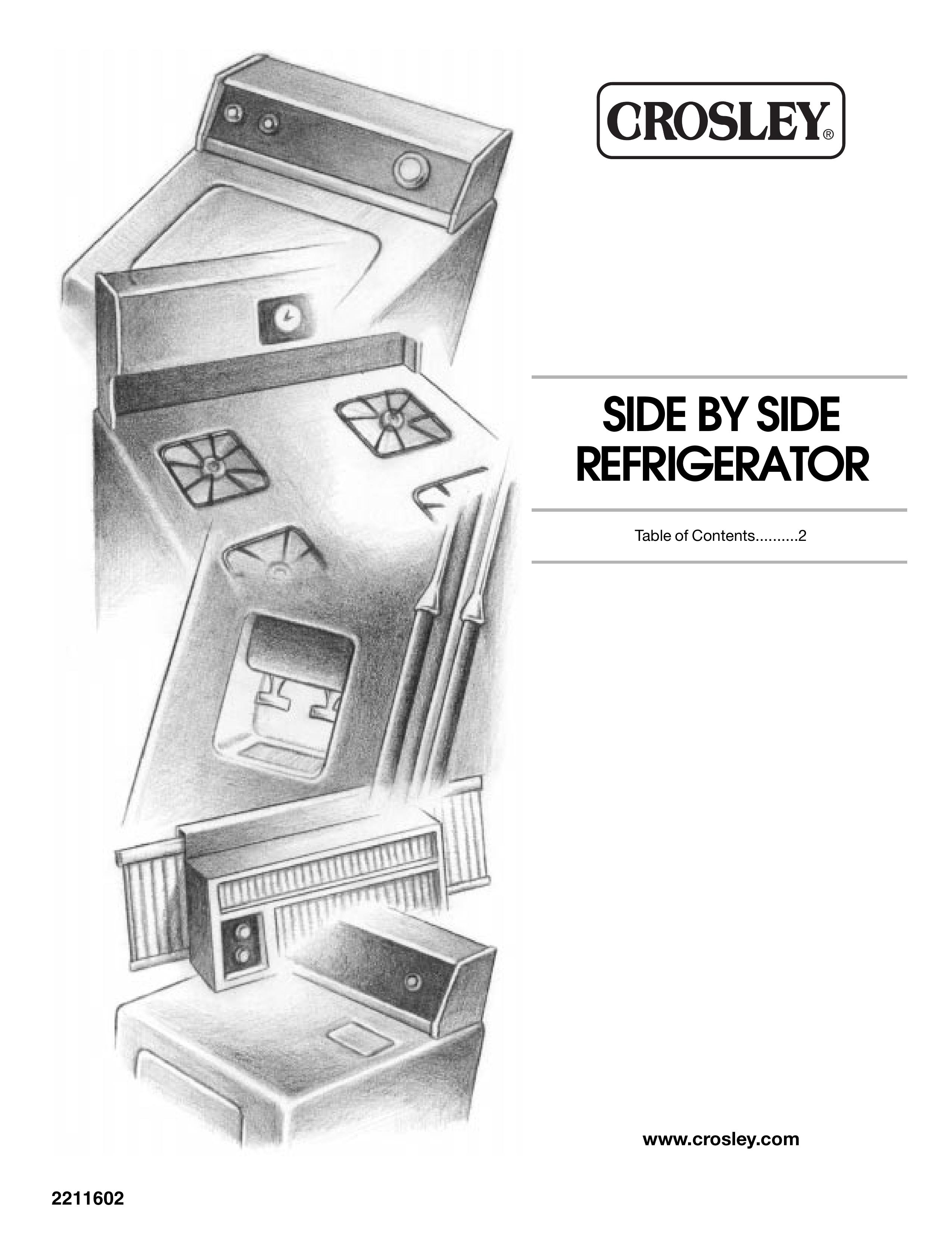 Whirlpool 2211602 Refrigerator User Manual