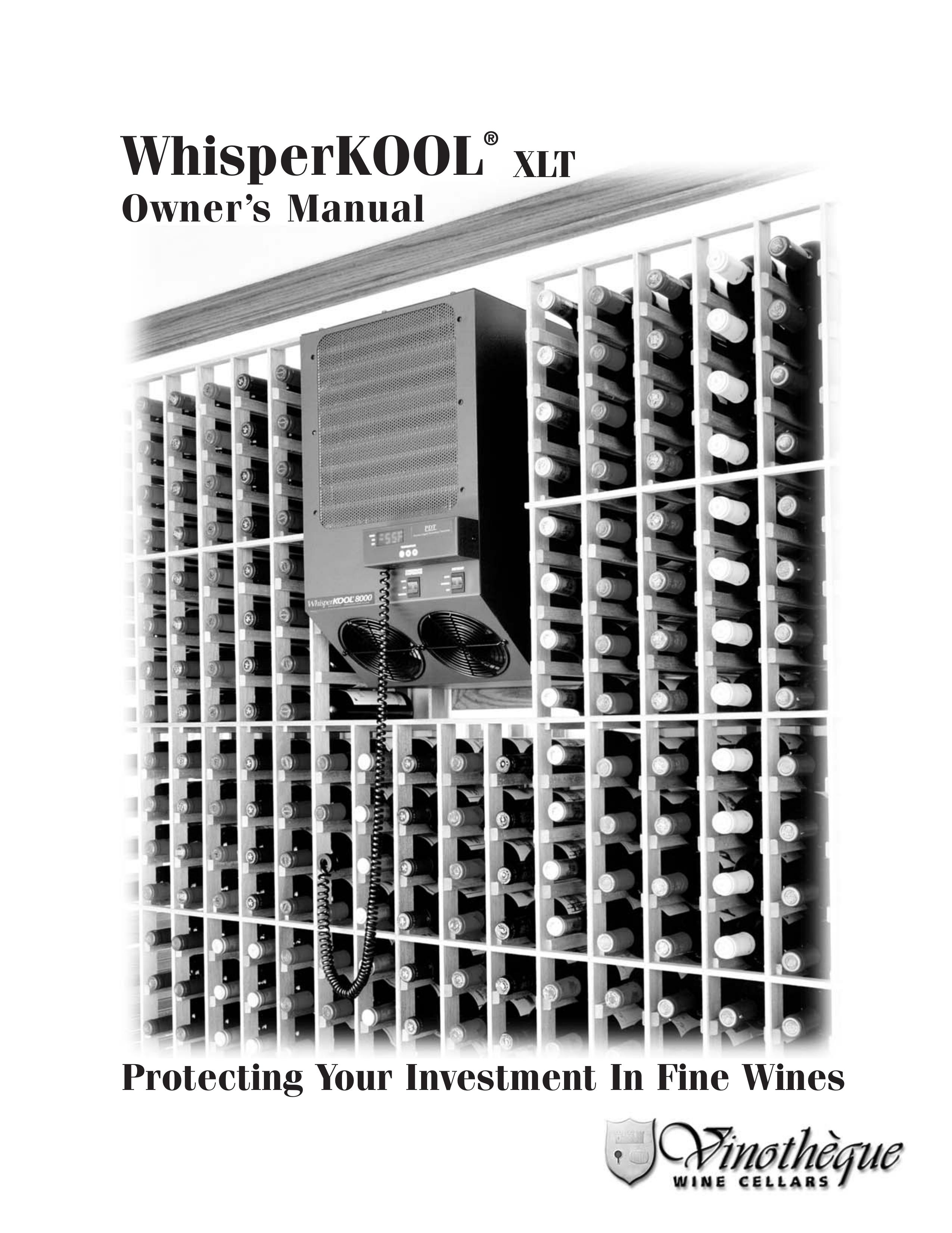 WhisperKool XLT Refrigerator User Manual