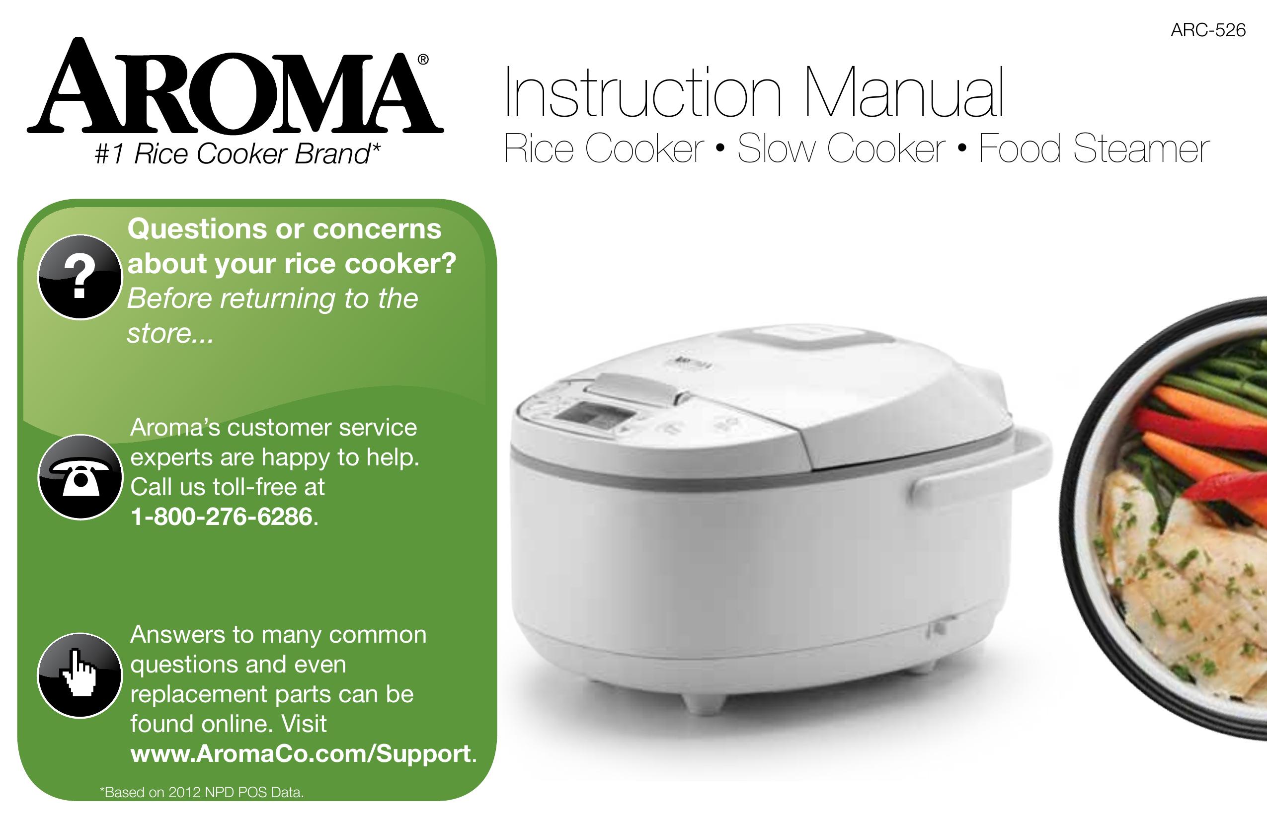 Aroma ARC-526 Rice Cooker User Manual