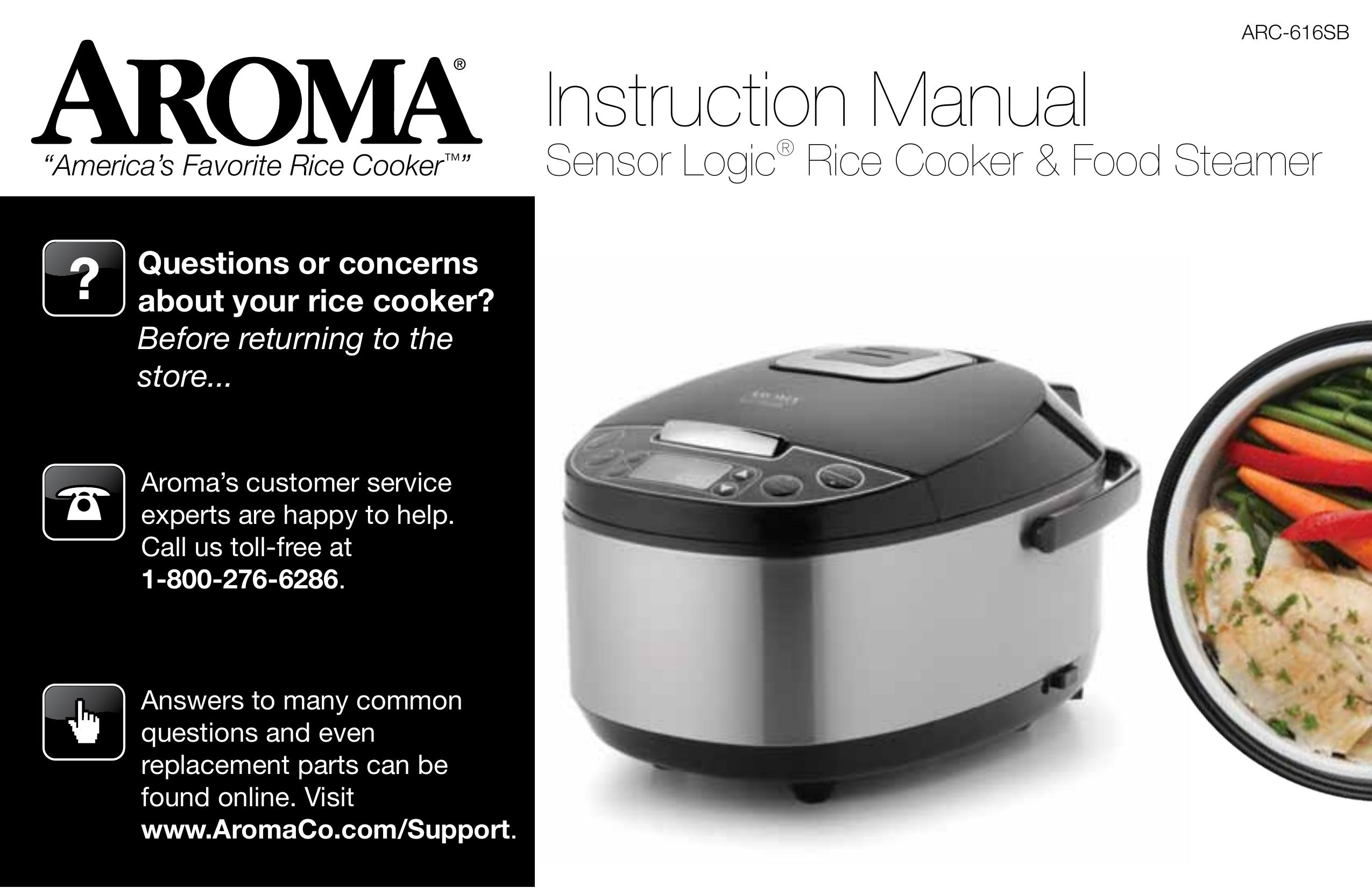 Aroma ARC-616sb Rice Cooker User Manual