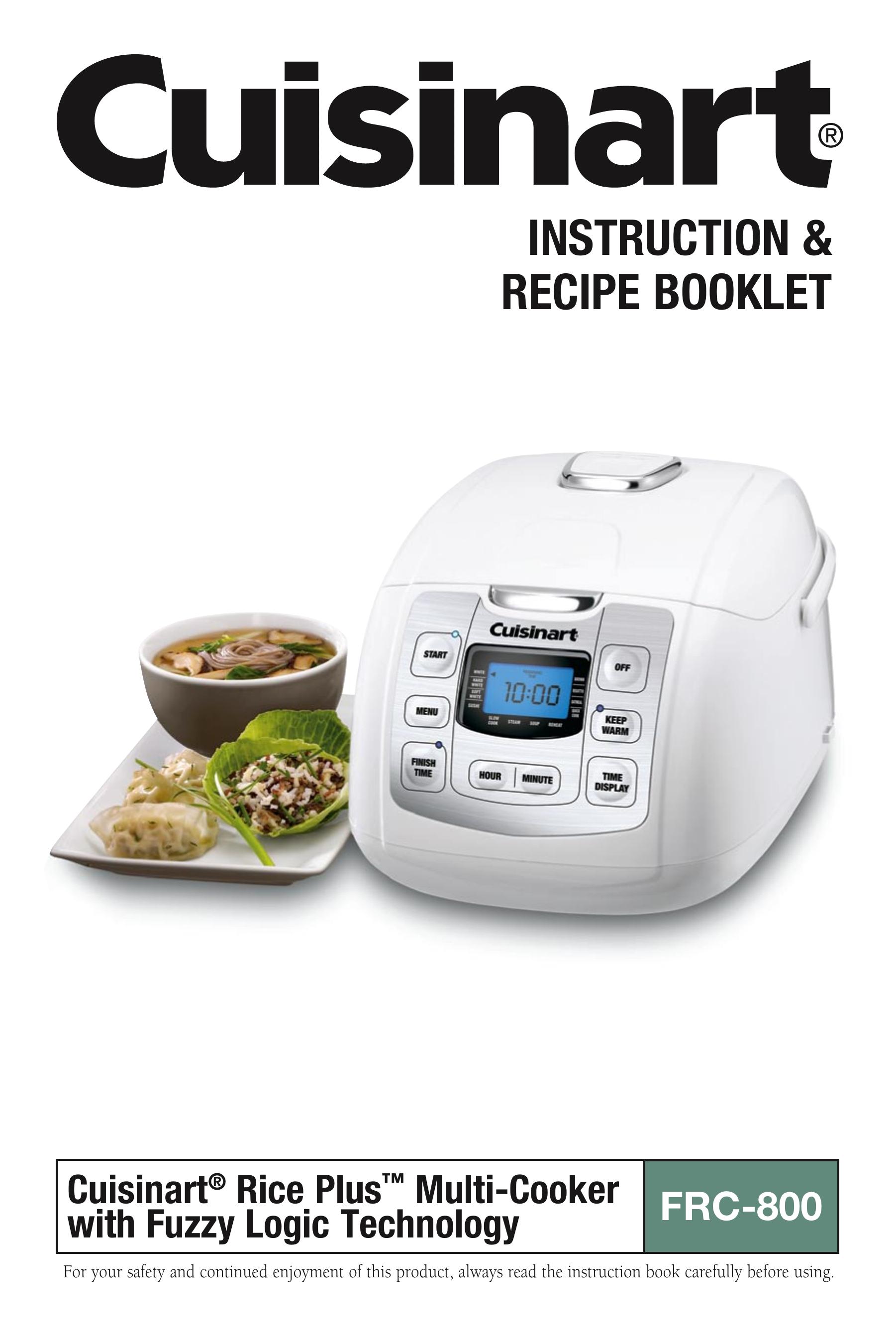 Cuisinart FRC-800 Rice Cooker User Manual