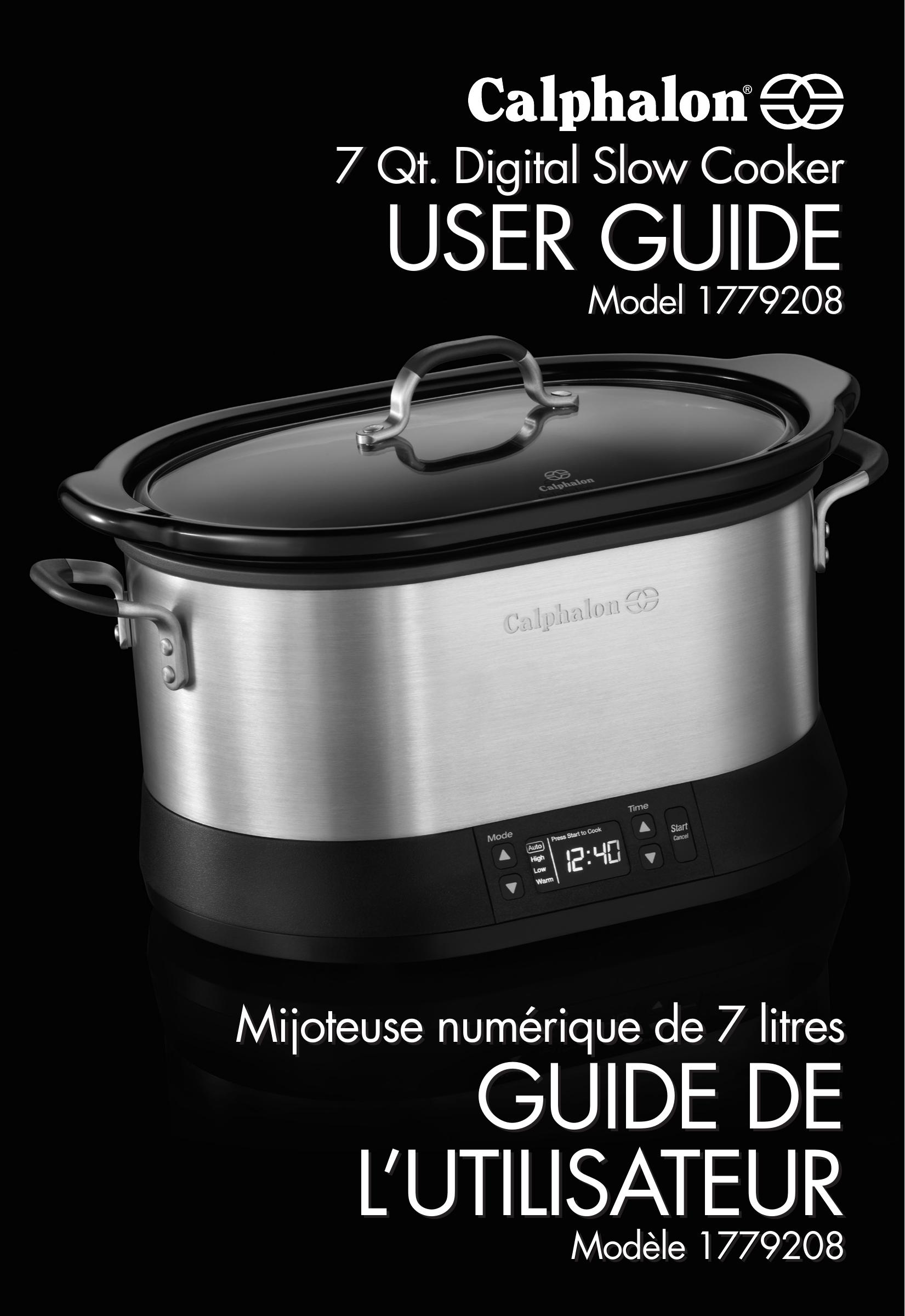 Calphalon 1779208 Slow Cooker User Manual