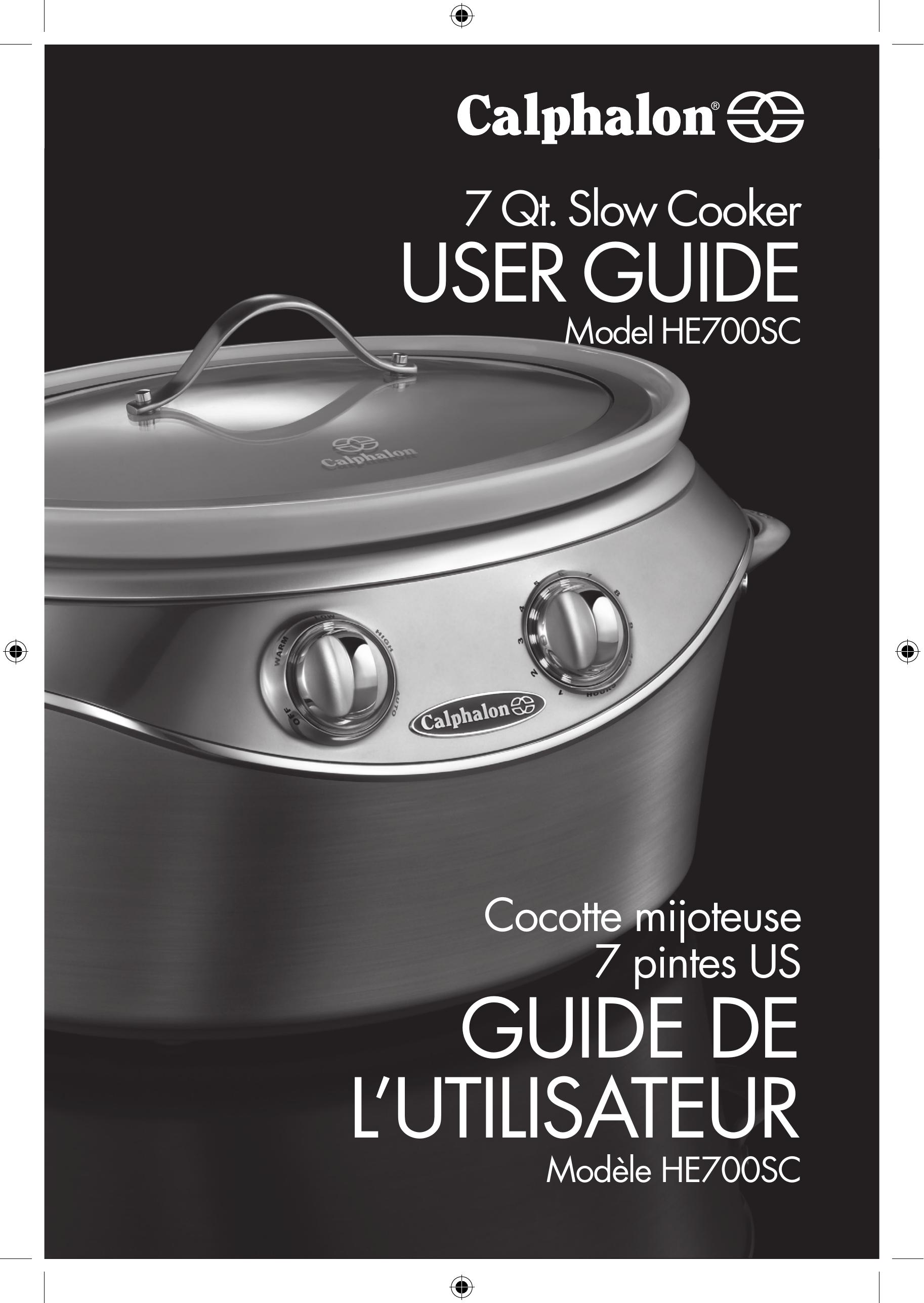 Calphalon HE700SC Slow Cooker User Manual