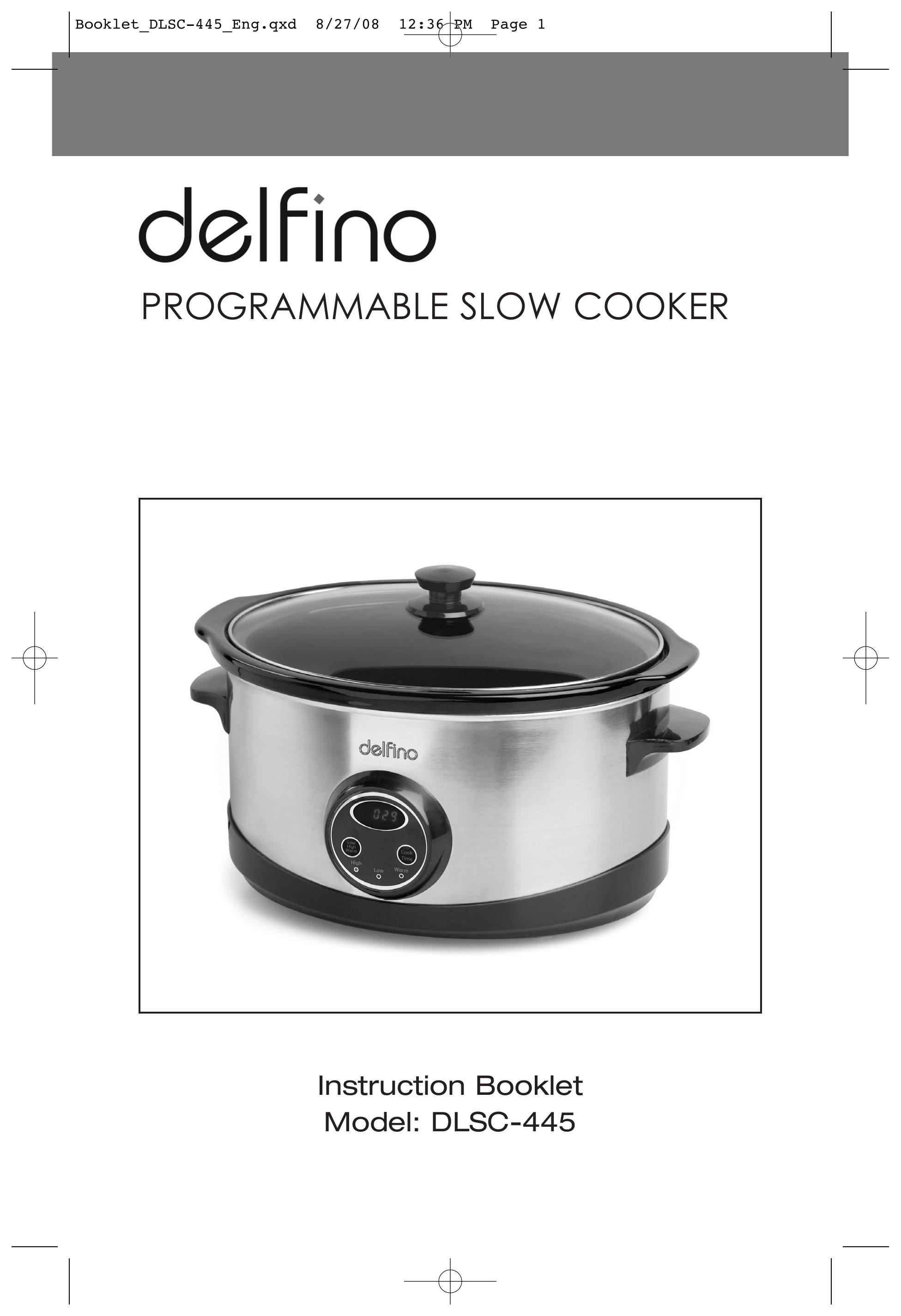 Toastess DLSC-445 Slow Cooker User Manual