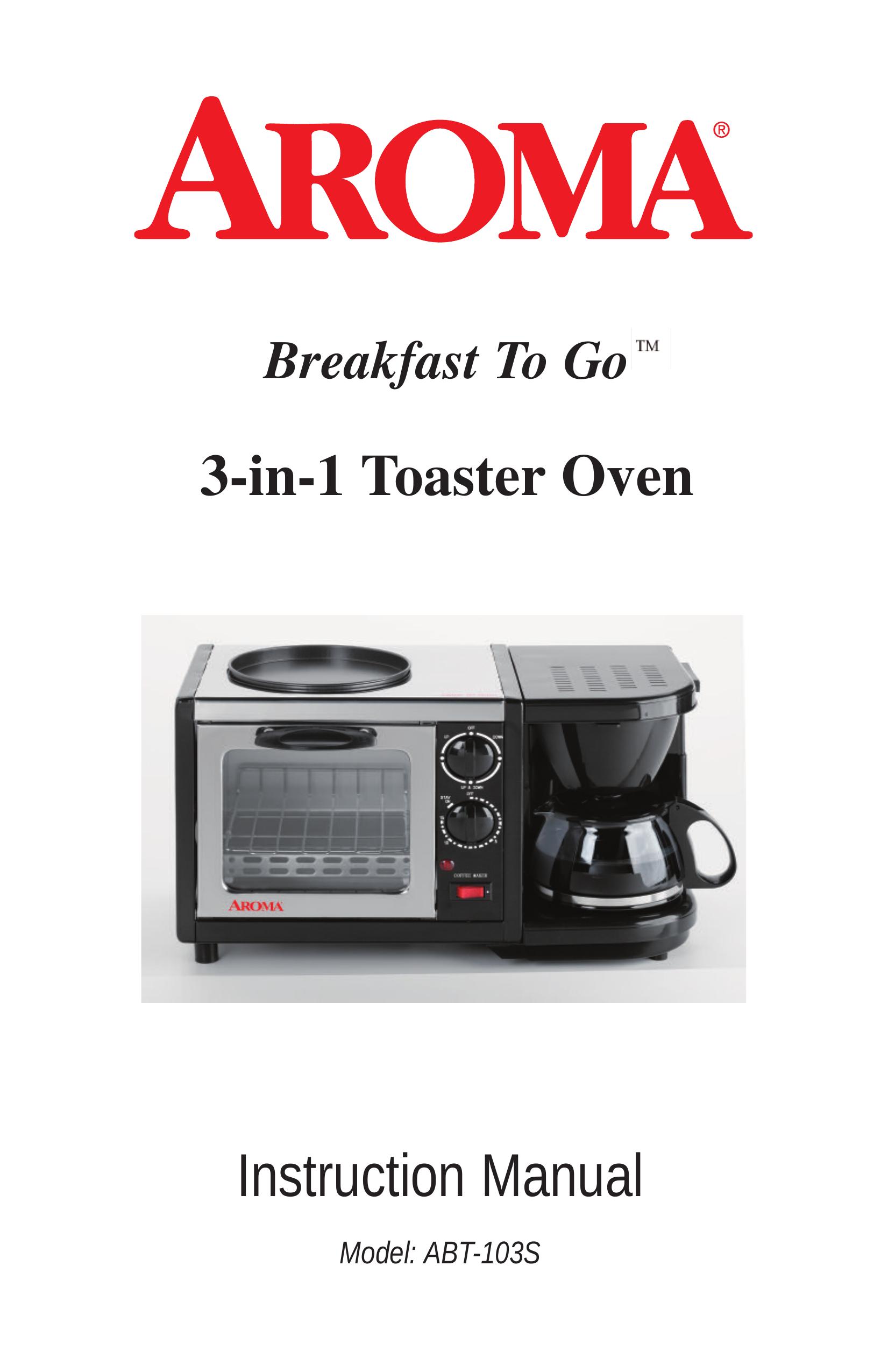 Aroma ABT-103S Toaster User Manual