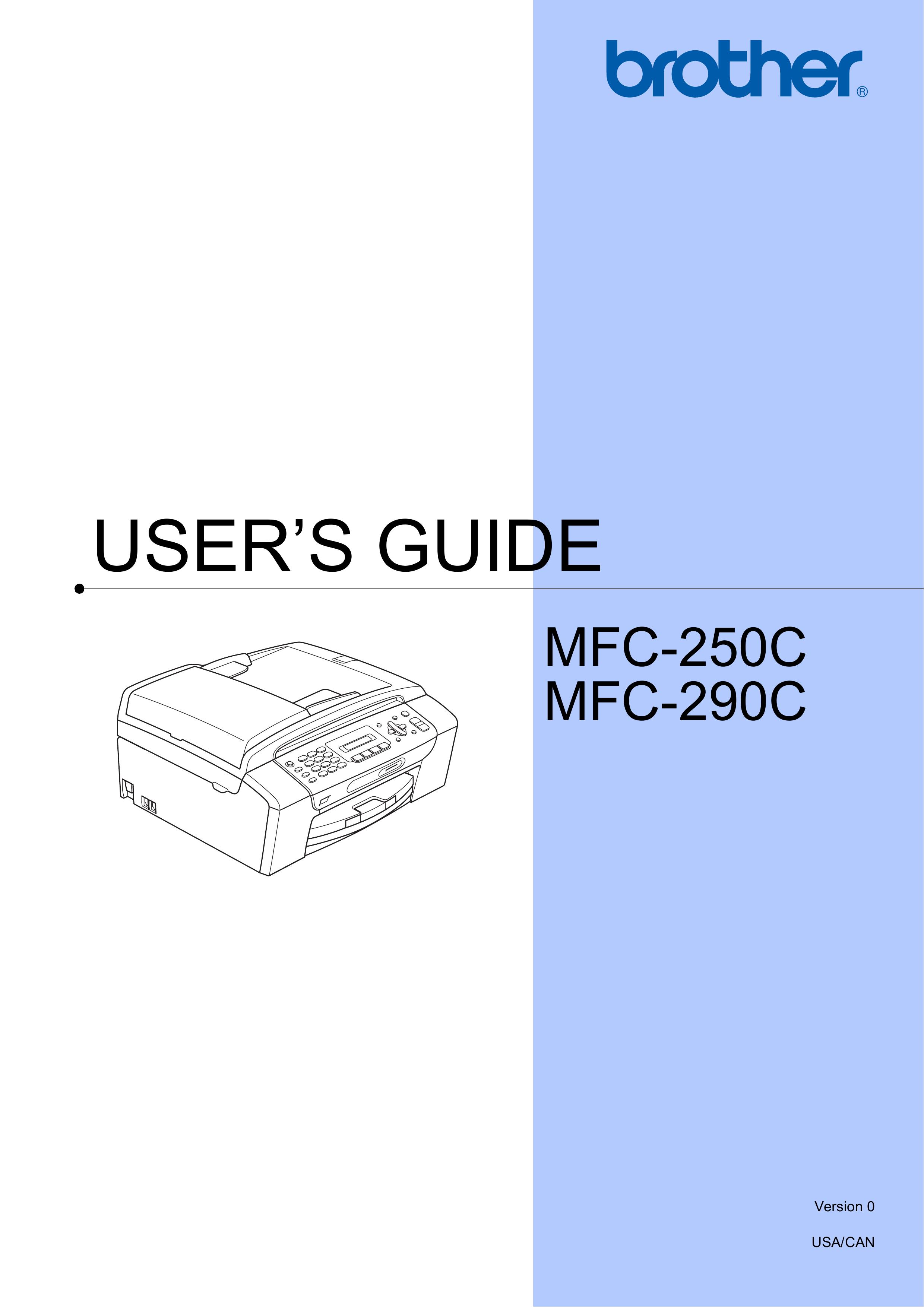 Brother MFC-290C Toaster User Manual