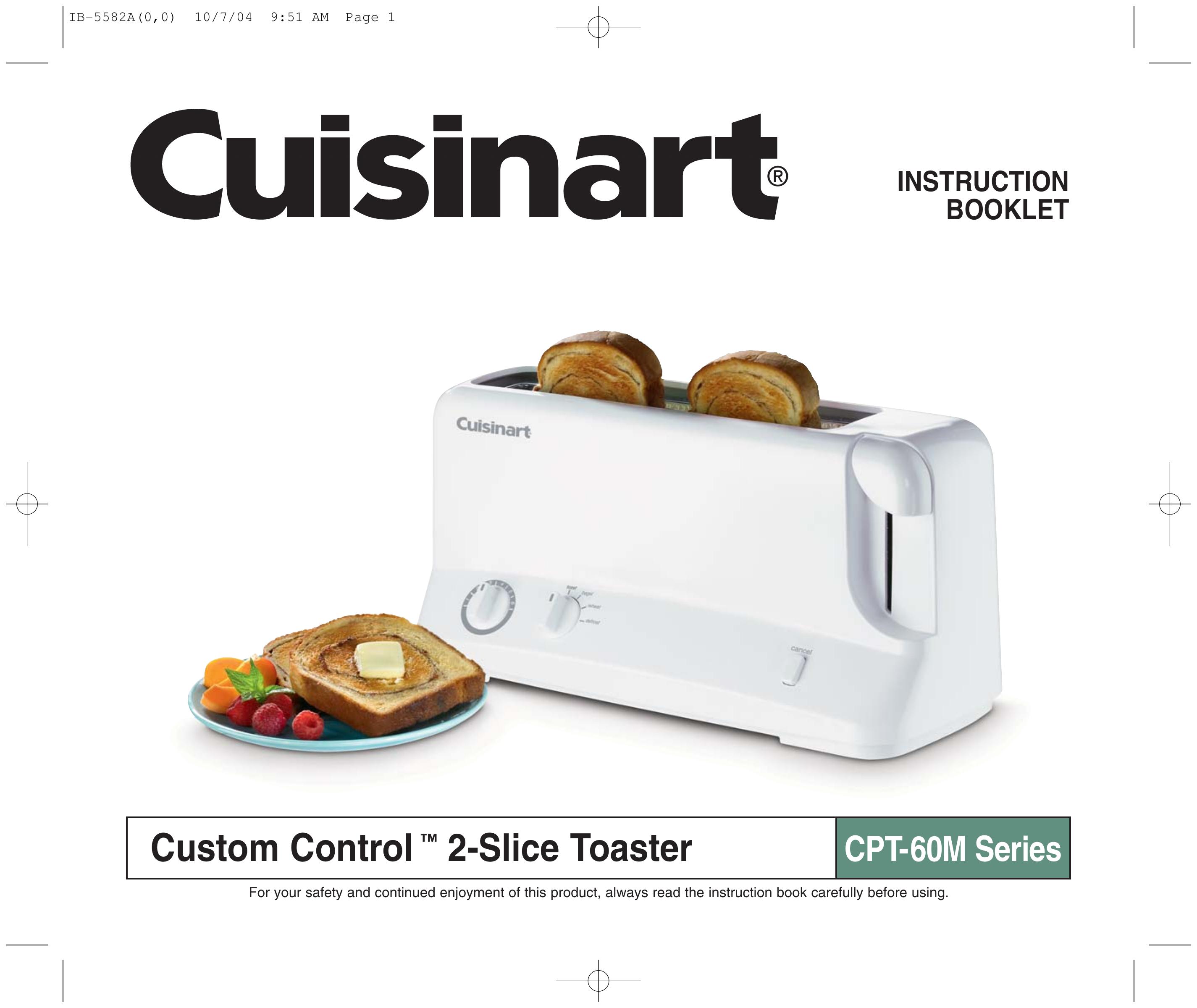 Cuisinart CPT-60M Series Toaster User Manual