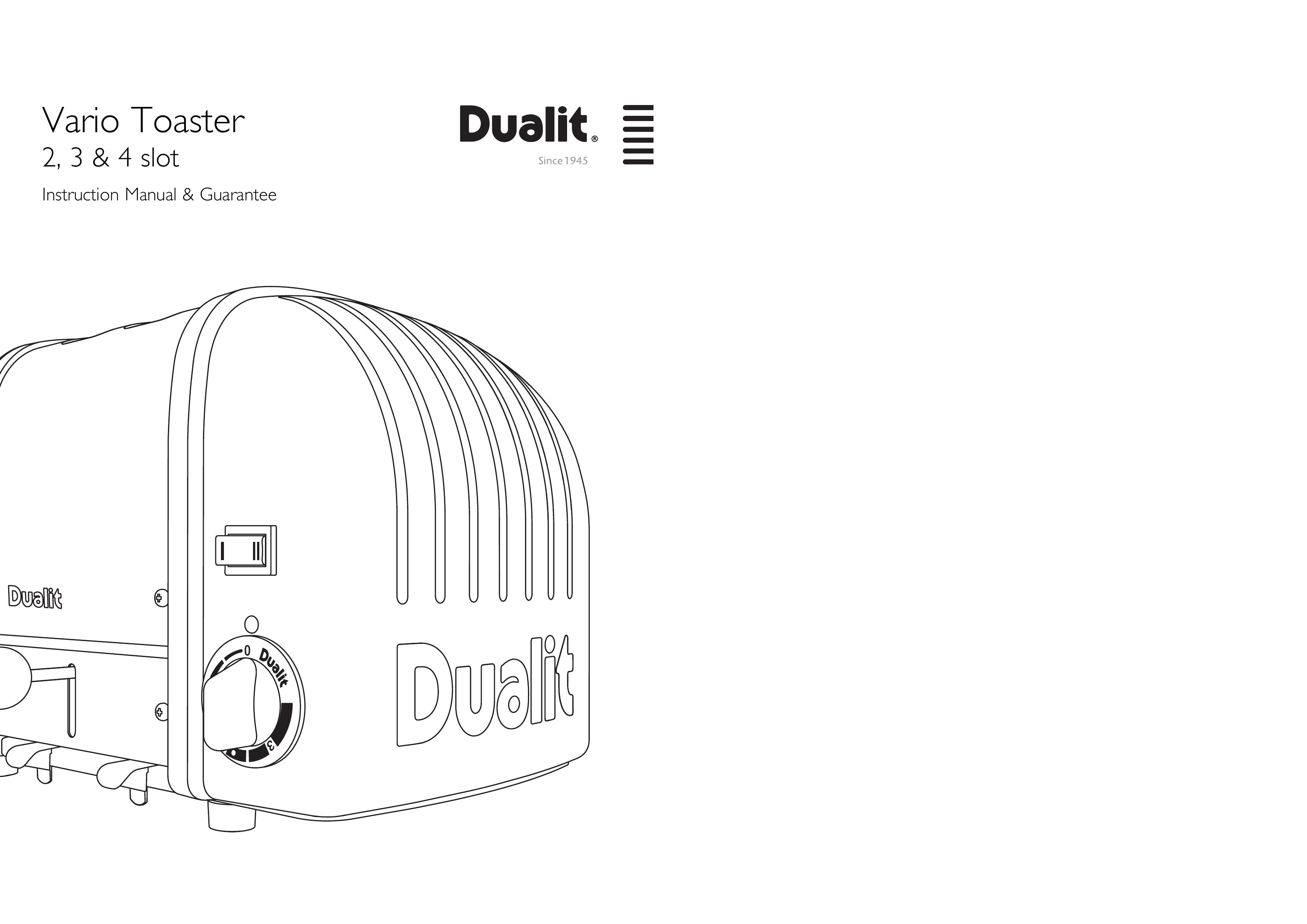Dualit 2 SLOT Toaster User Manual