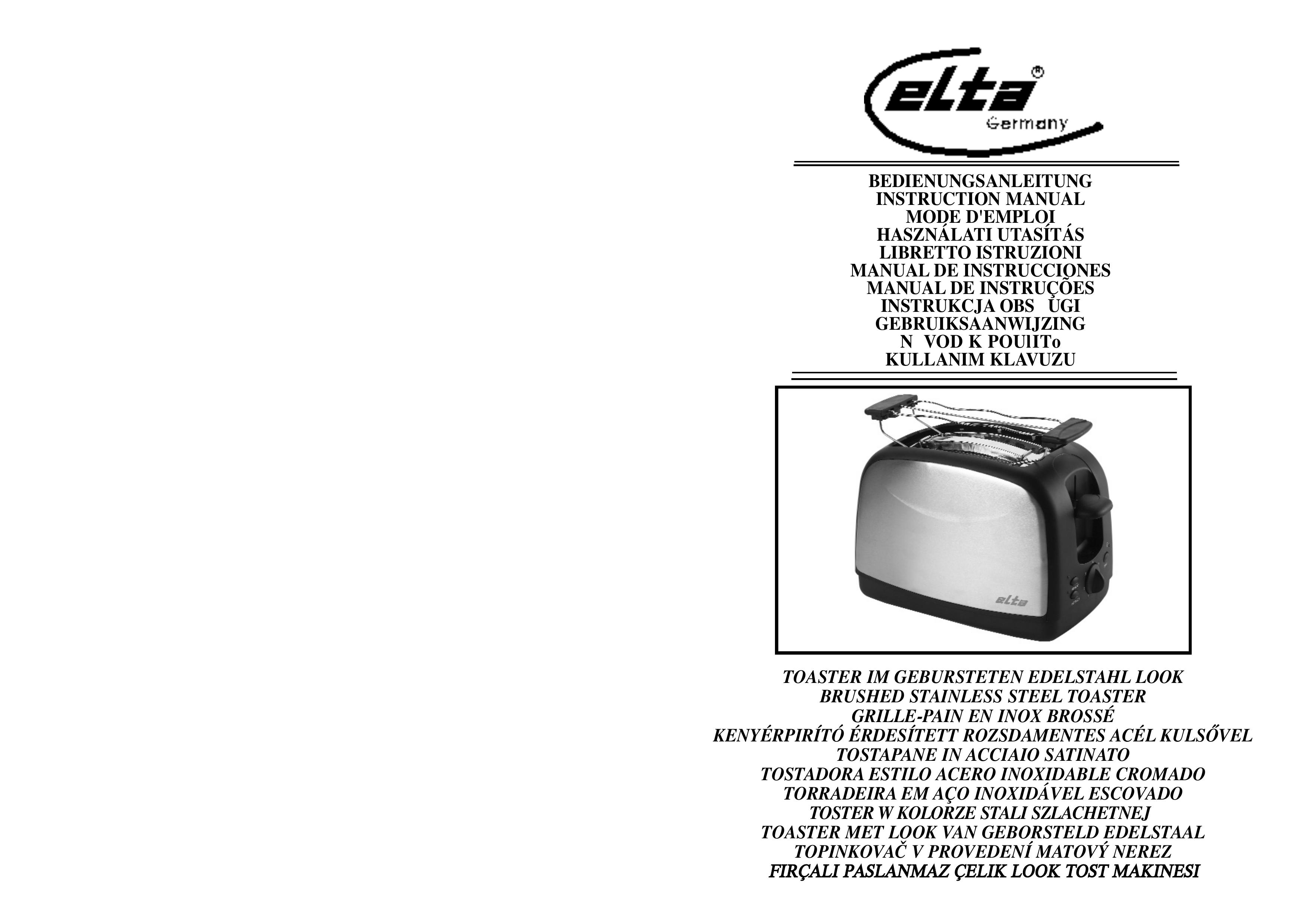 Elta T127 Toaster User Manual