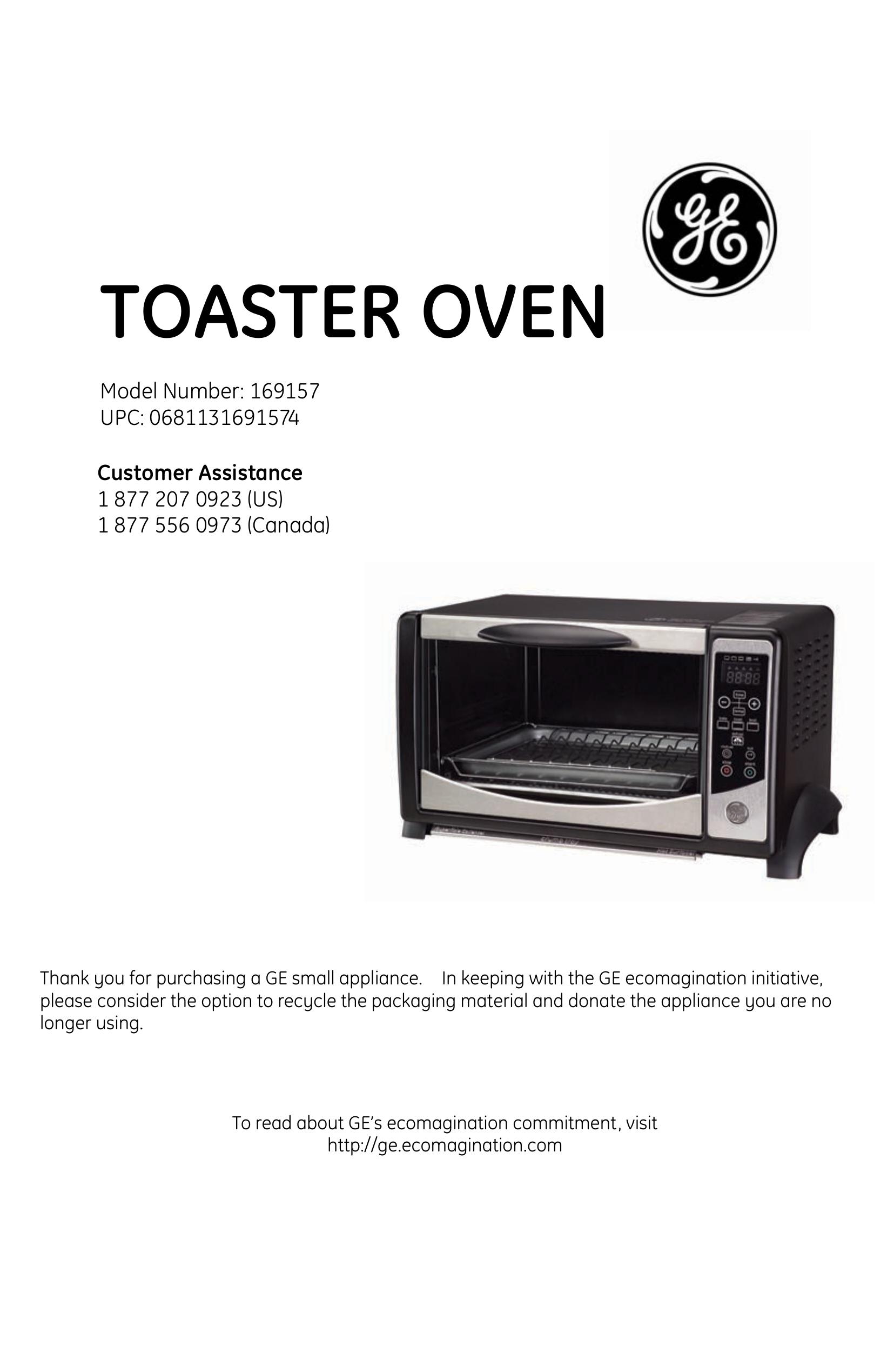 GE 0681131691574 Toaster User Manual