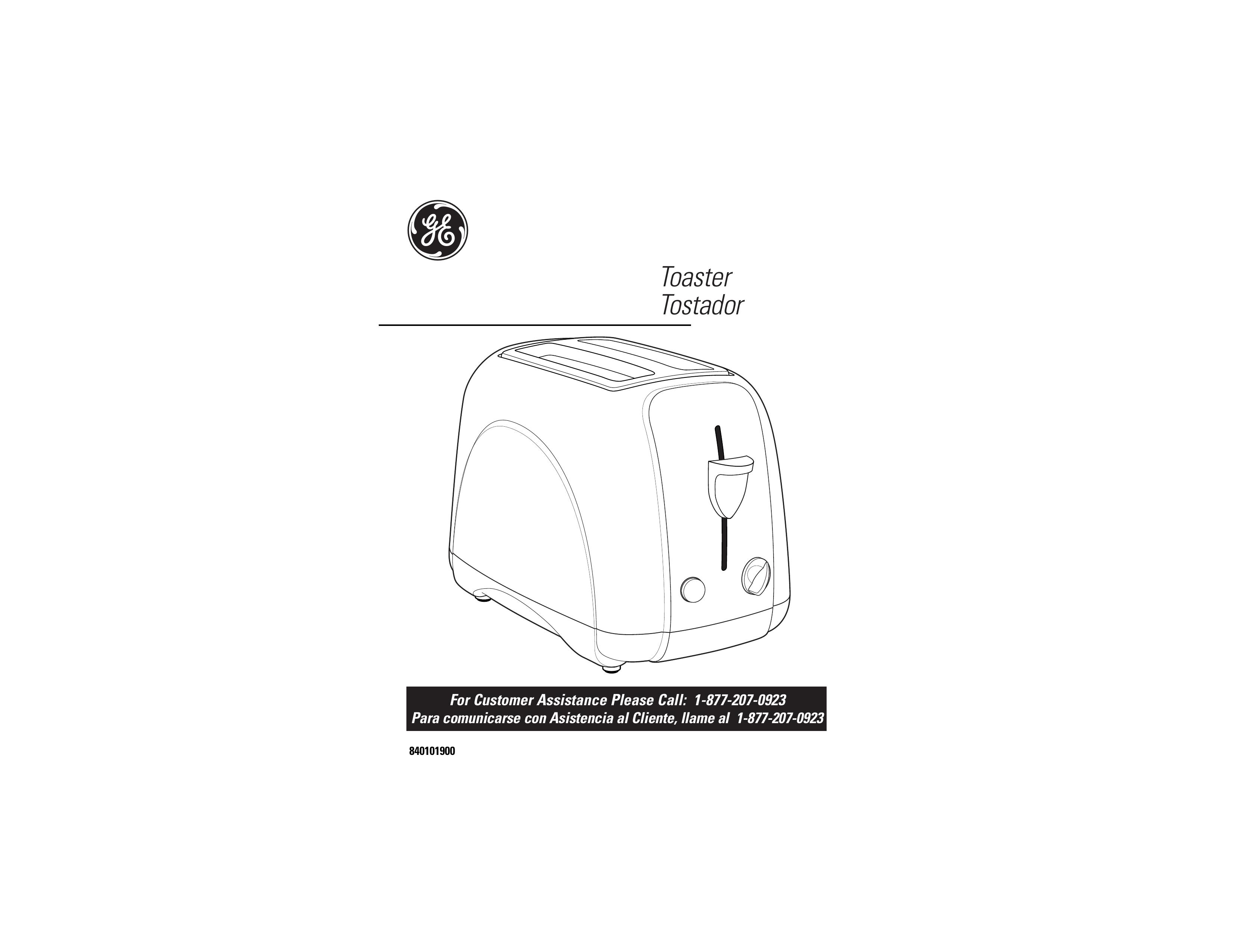 GE 840101900 Toaster User Manual