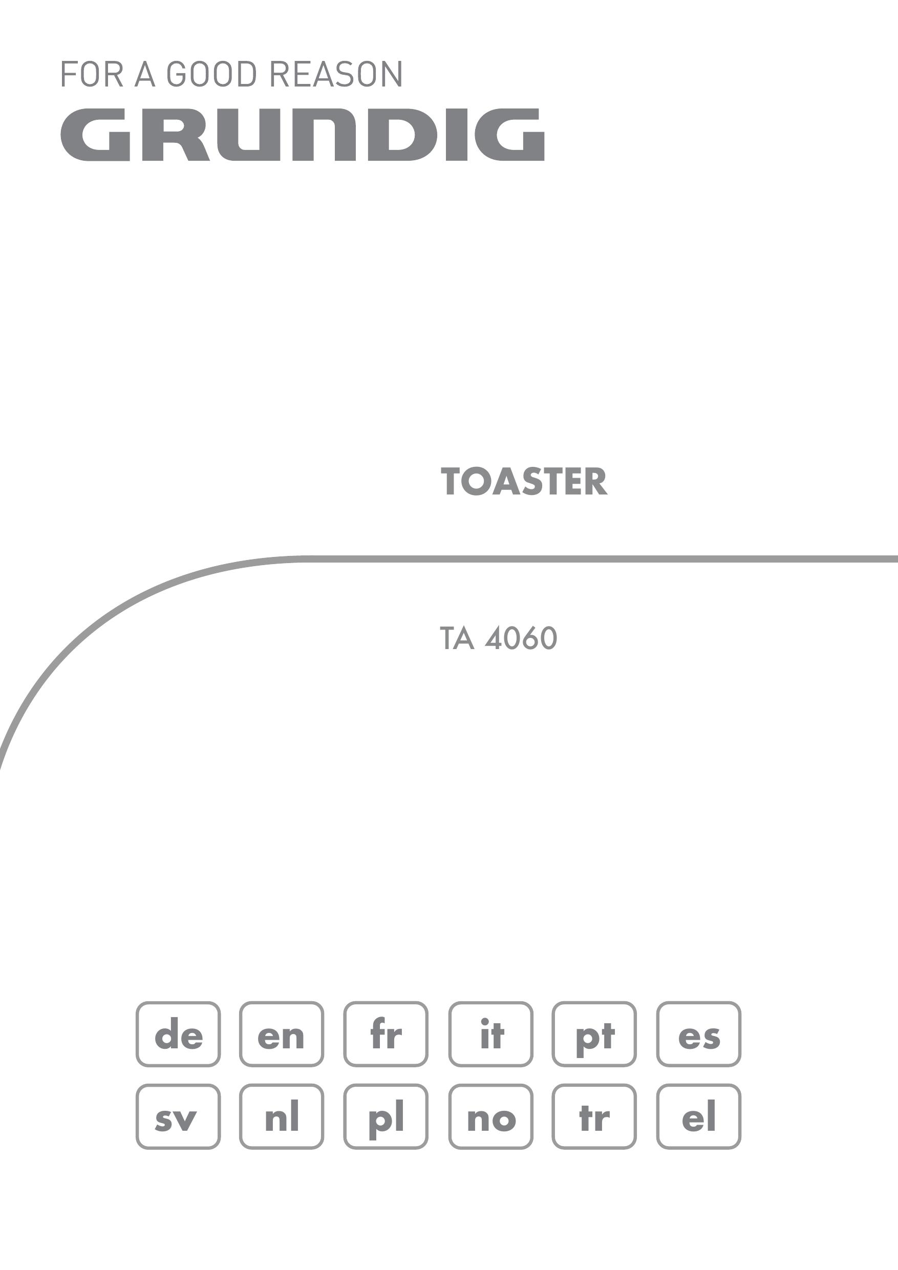 Grundig TA 4060 Toaster User Manual
