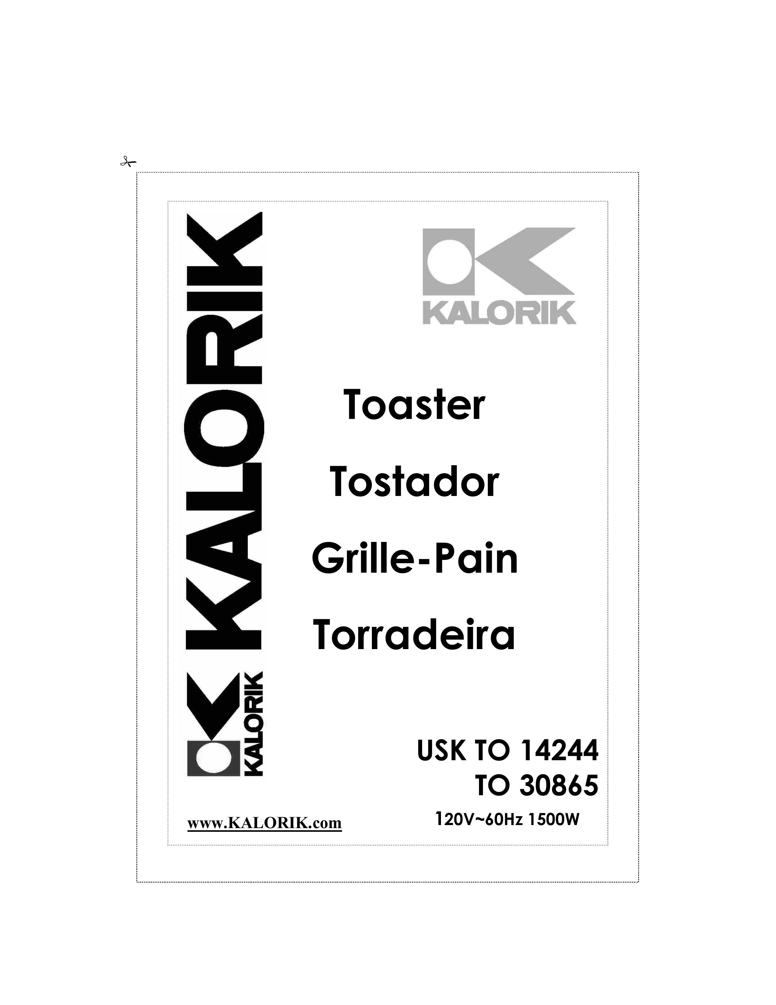Kalorik USK TO 14244 Toaster User Manual