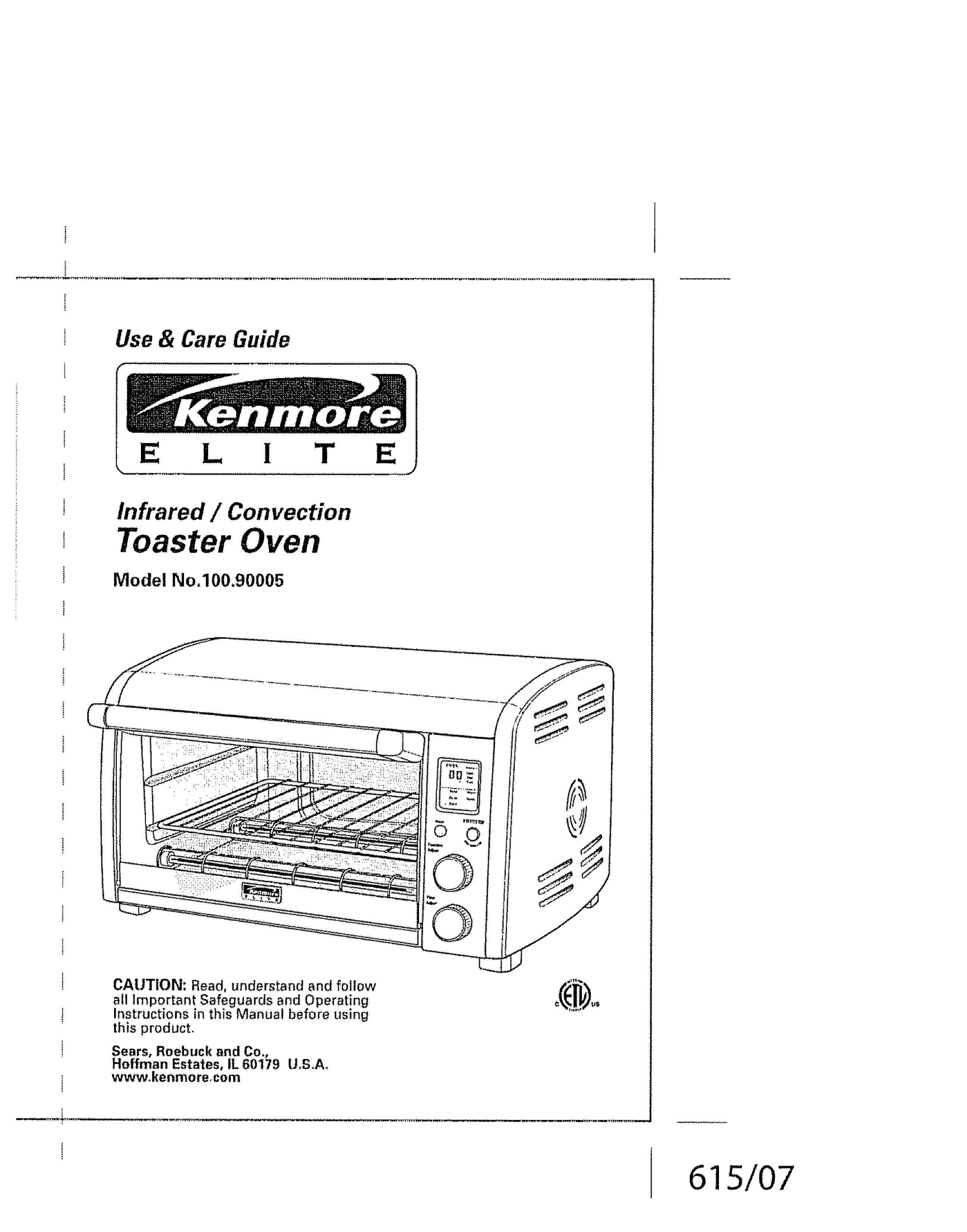 Kenmore 100.90005 Toaster User Manual