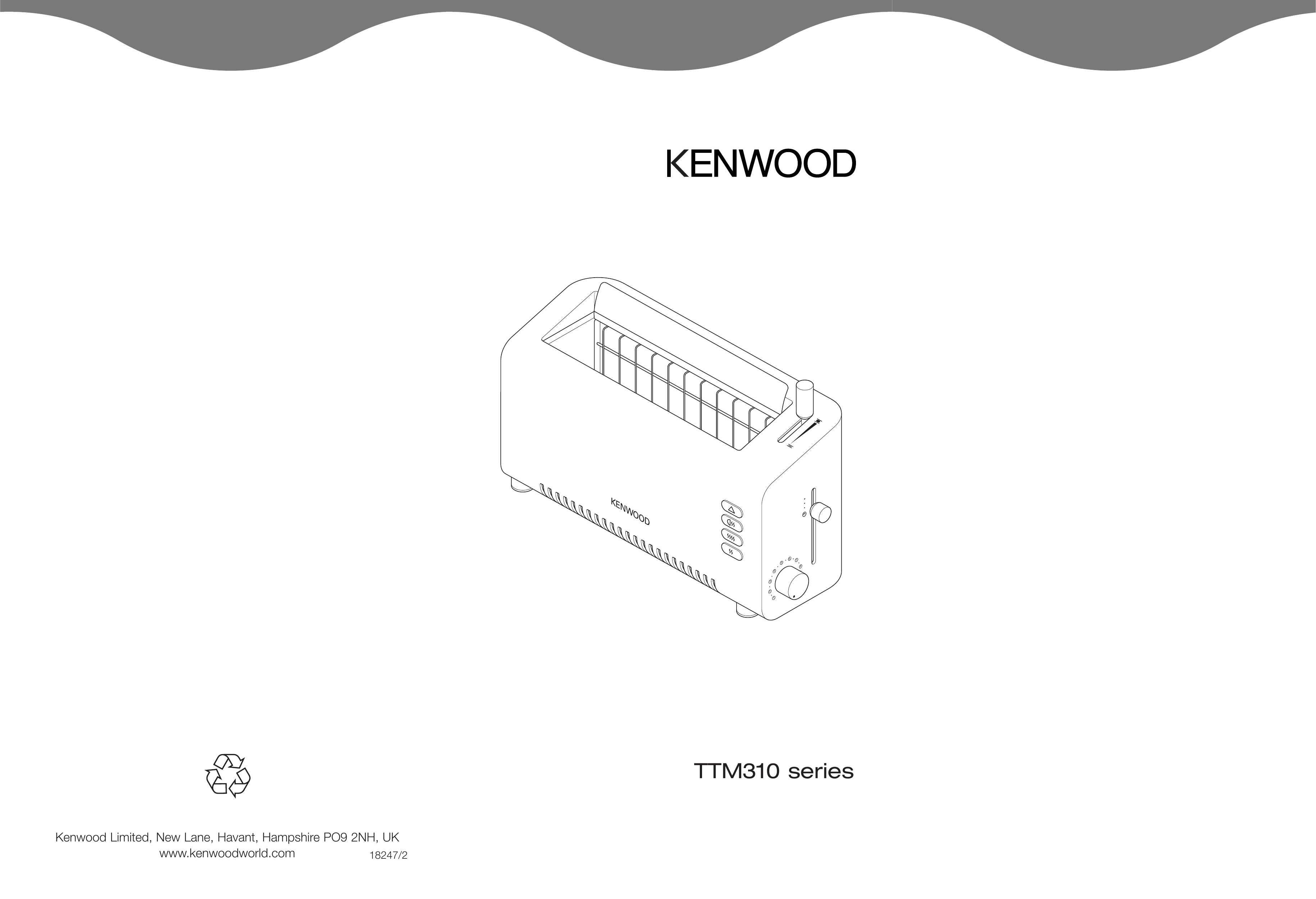 Kenwood TTM310 Toaster User Manual