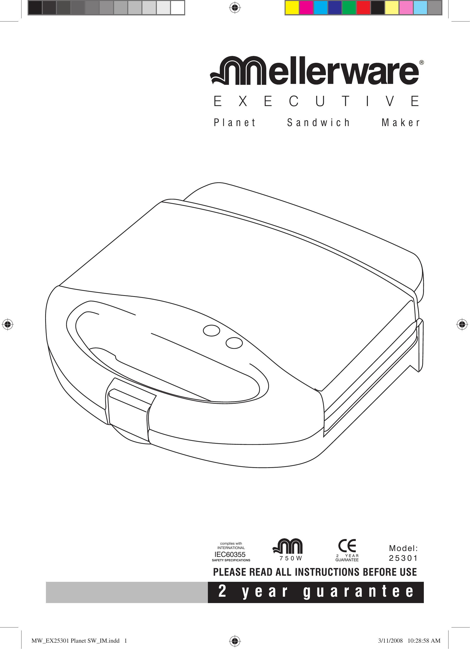 Mellerware 25301 Toaster User Manual