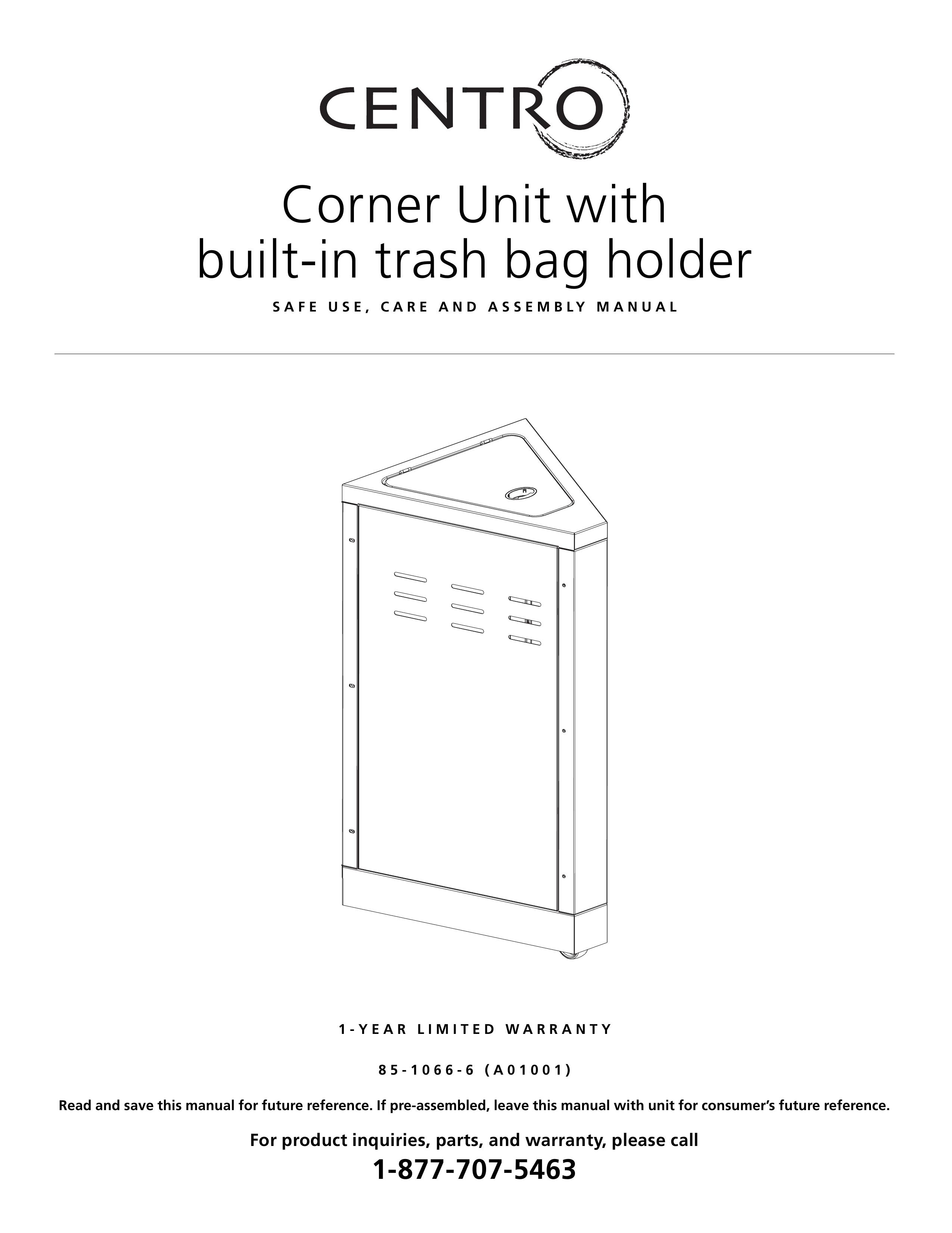 Centro 85-1066-6 (A01001) Trash Compactor User Manual
