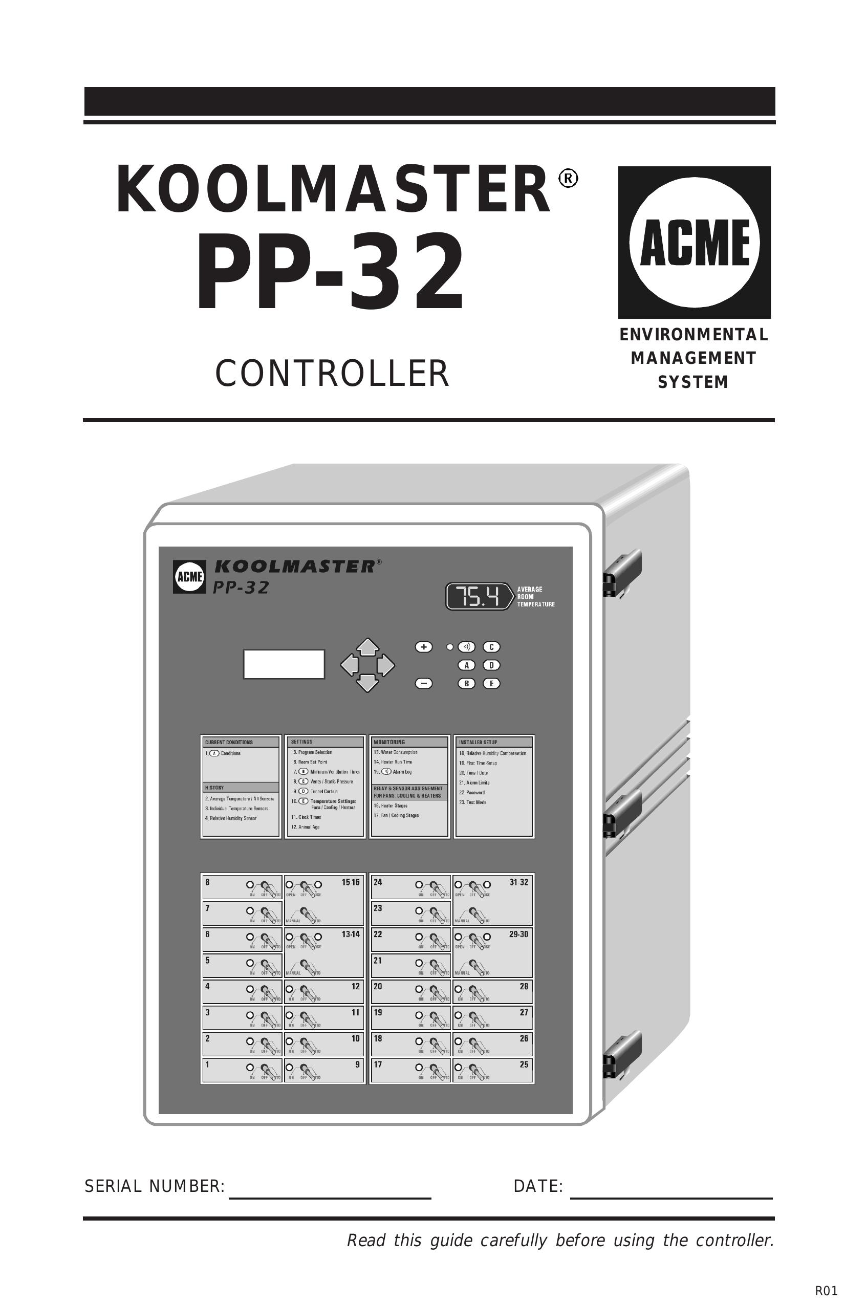 Acme Kitchenettes PP-32 Ventilation Hood User Manual