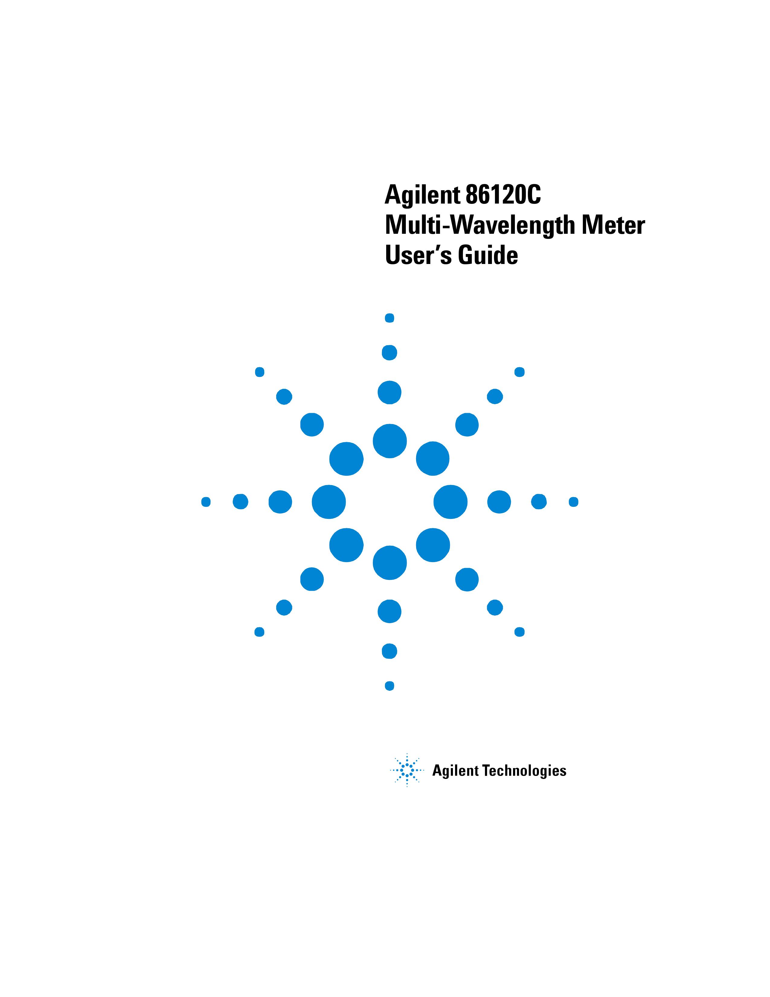 Agilent Technologies Agilent 86120C Ventilation Hood User Manual