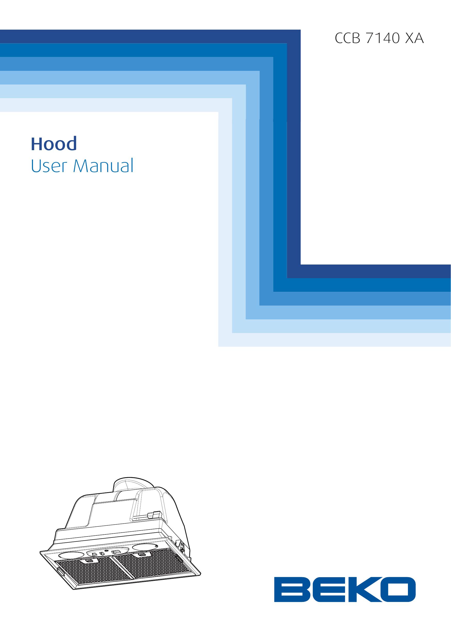 Beko CCB 7140 XA Ventilation Hood User Manual