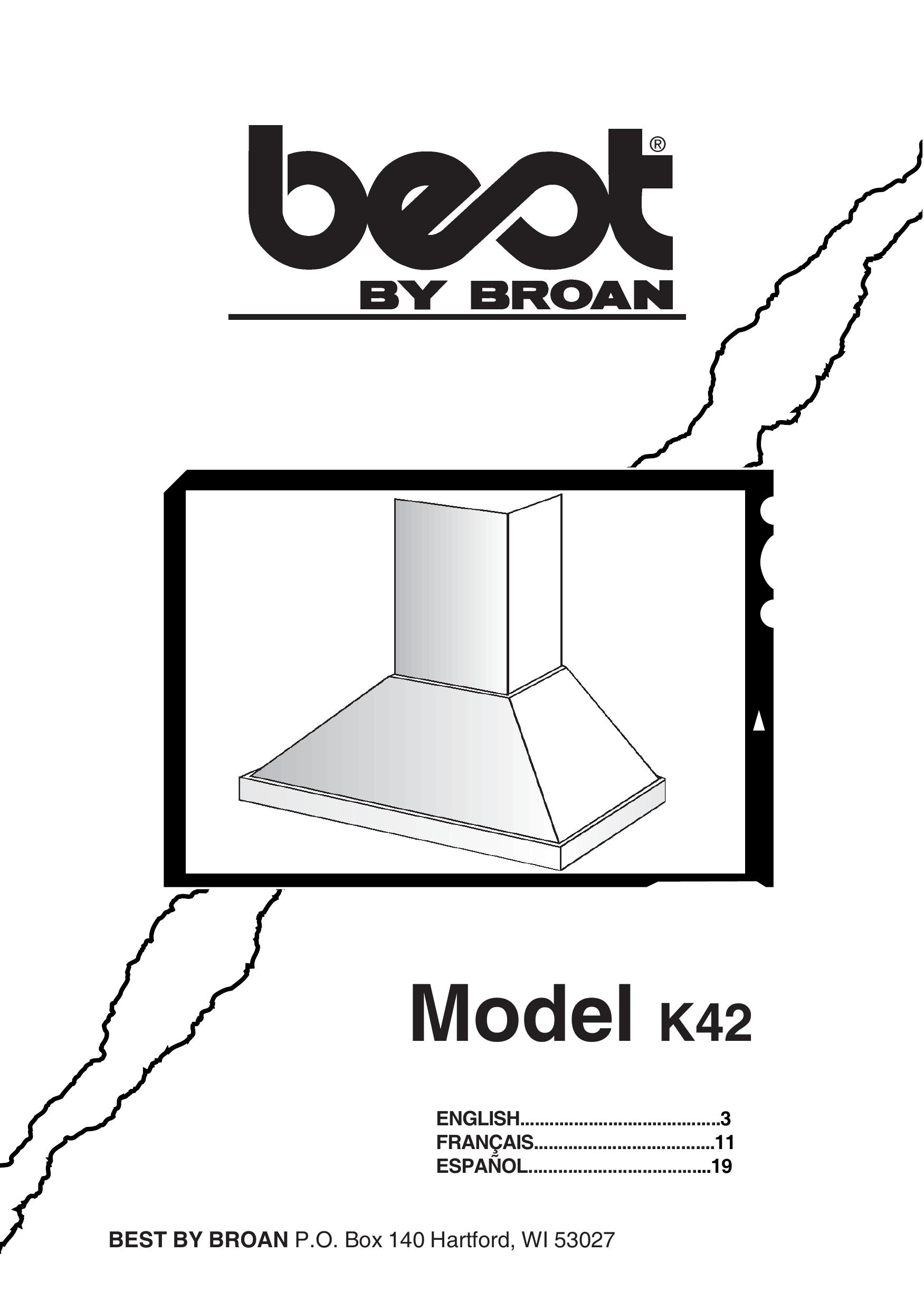 Best K42 Ventilation Hood User Manual