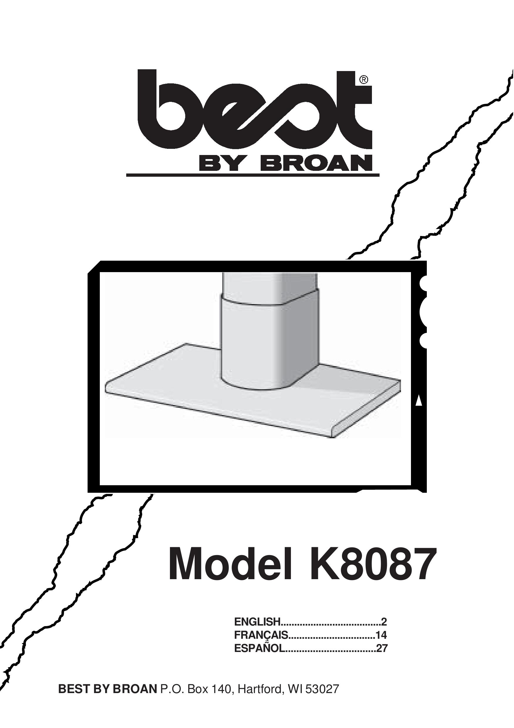 Best K8087 Ventilation Hood User Manual