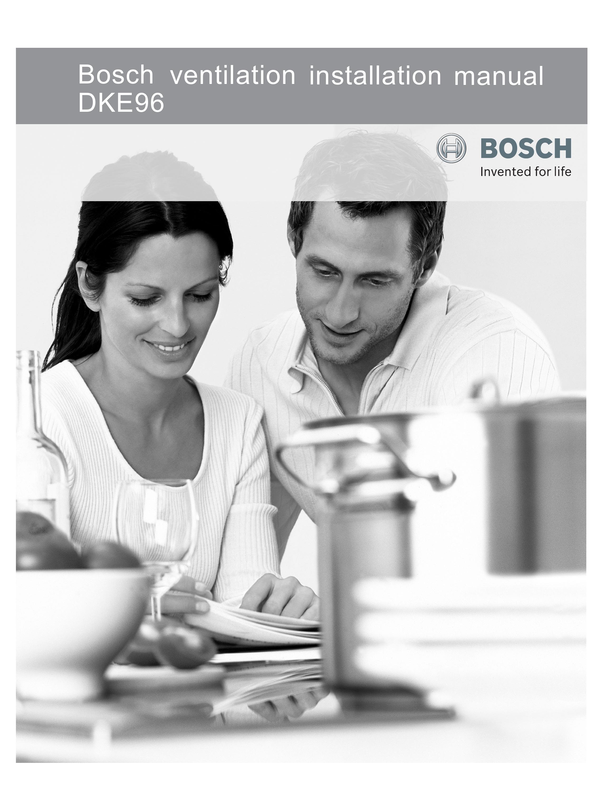 Bosch Appliances DKE96 Ventilation Hood User Manual