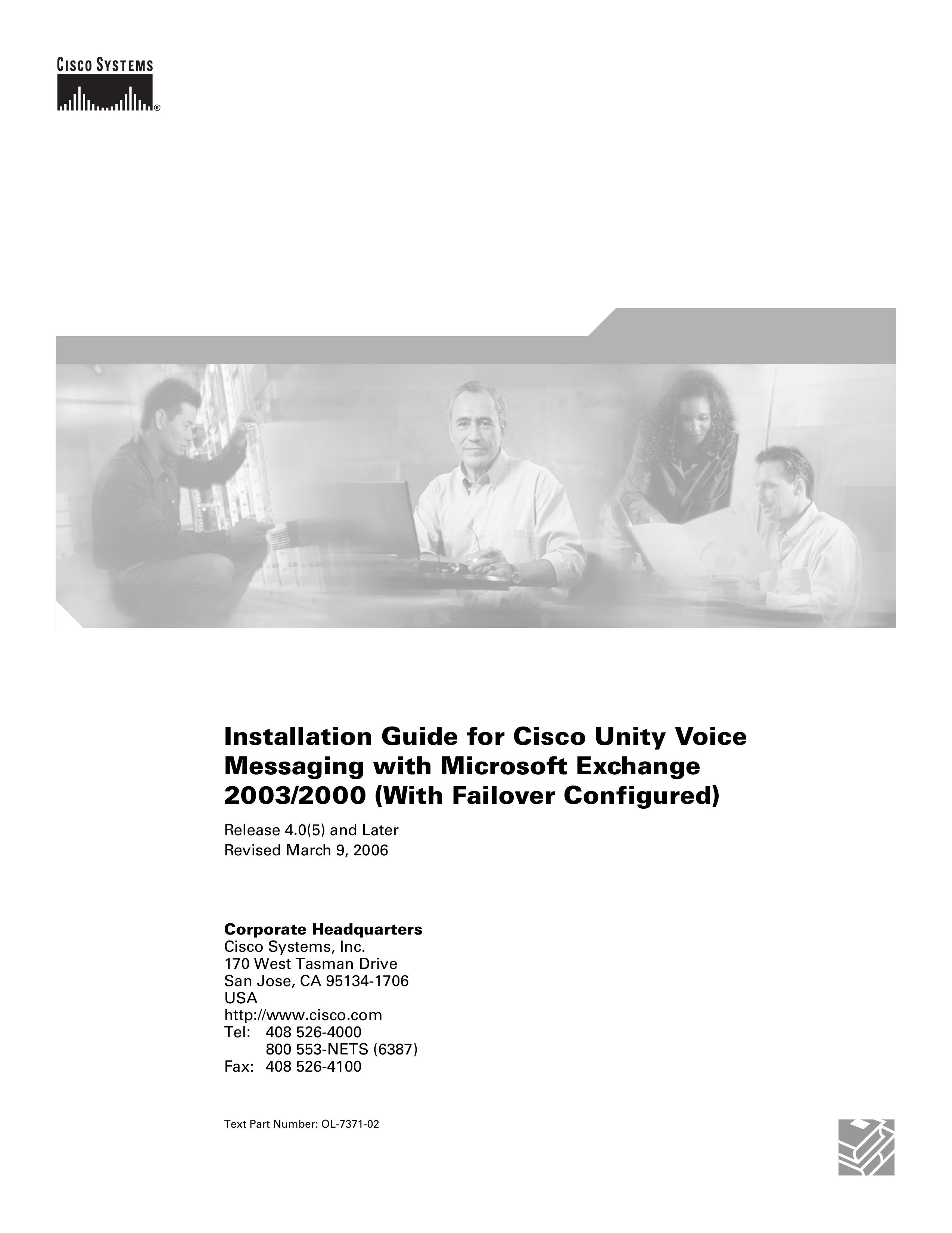 Cisco Systems OL-7371-02 Ventilation Hood User Manual