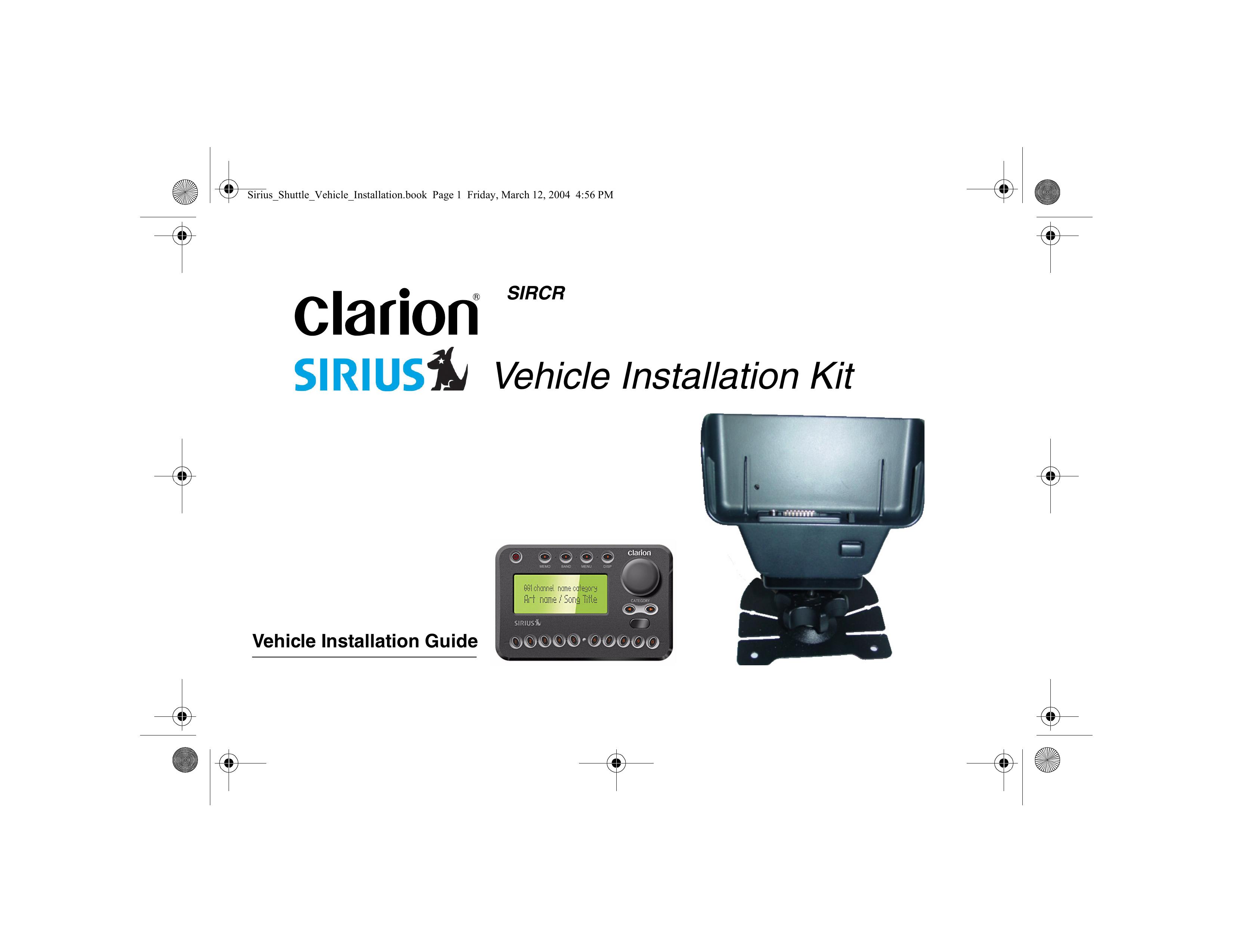 Clarion SIRCR Ventilation Hood User Manual