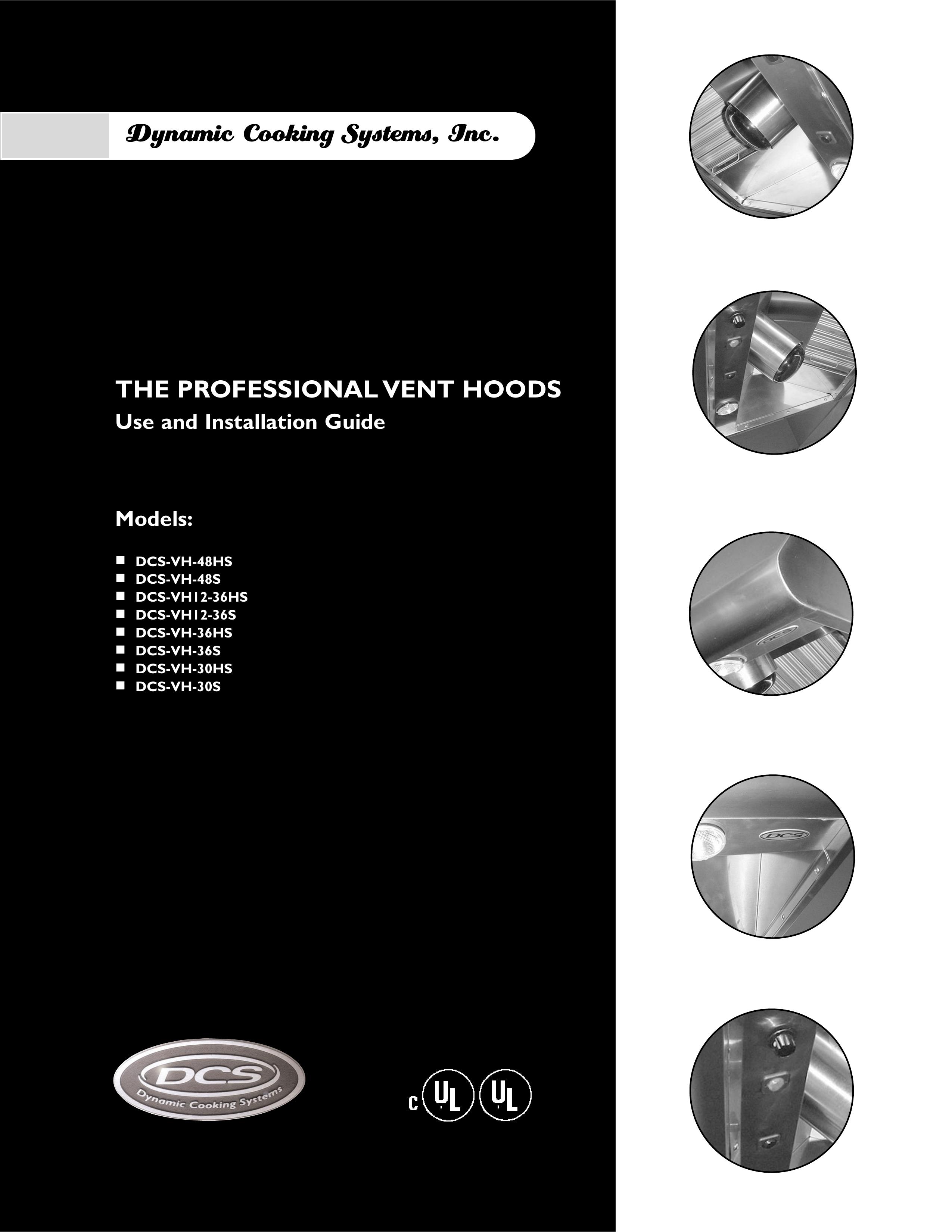 DCS -VH12-36HS Ventilation Hood User Manual