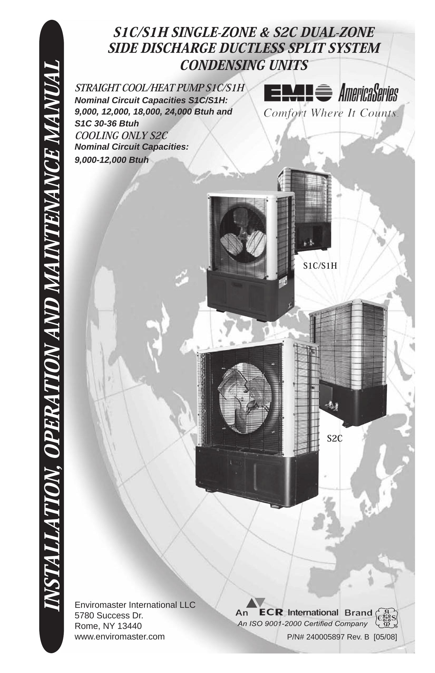 EMI Volts/HZ/pH Ventilation Hood User Manual